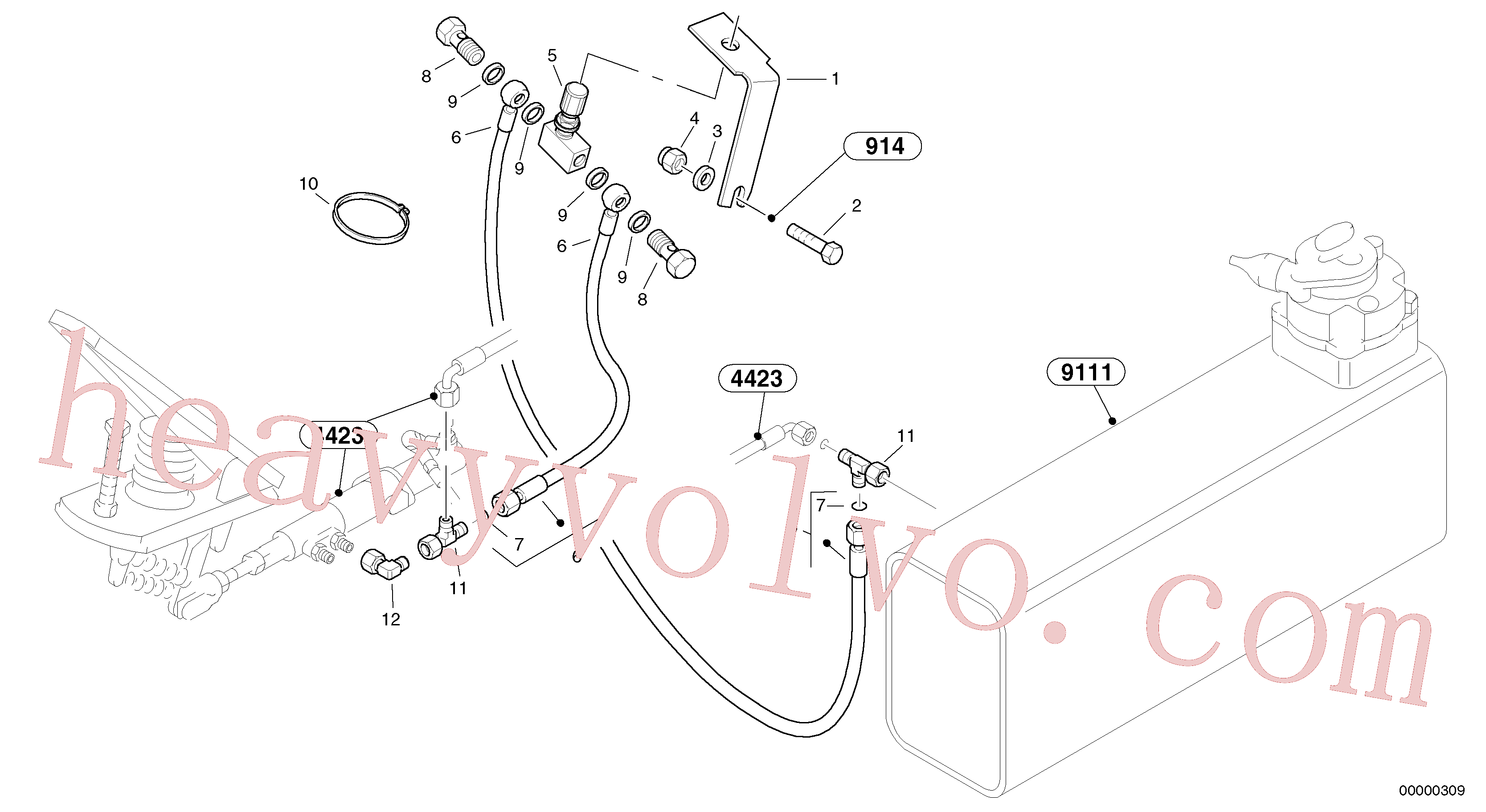 ZM1089232 for Volvo Hand inching control, Hand inch control(00000309 assembly)