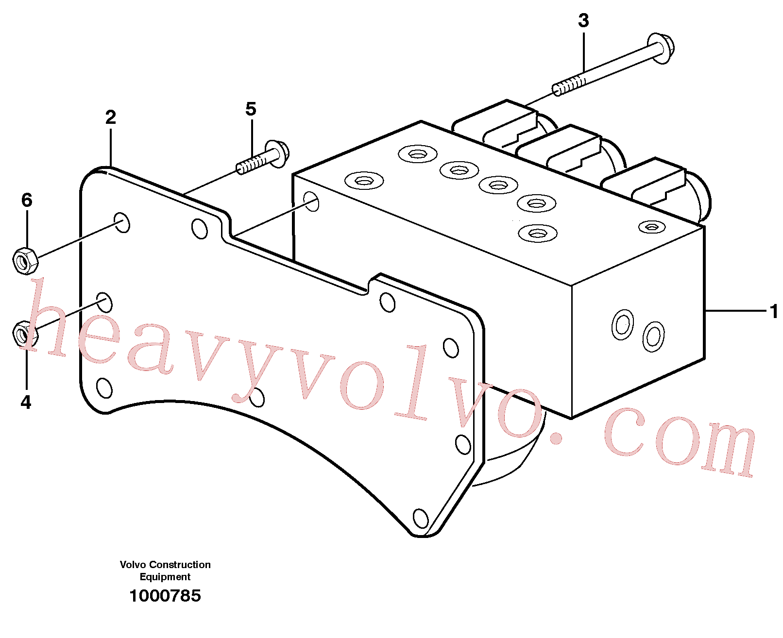 VOE14373295 for Volvo Servo valve body(1000785 assembly)