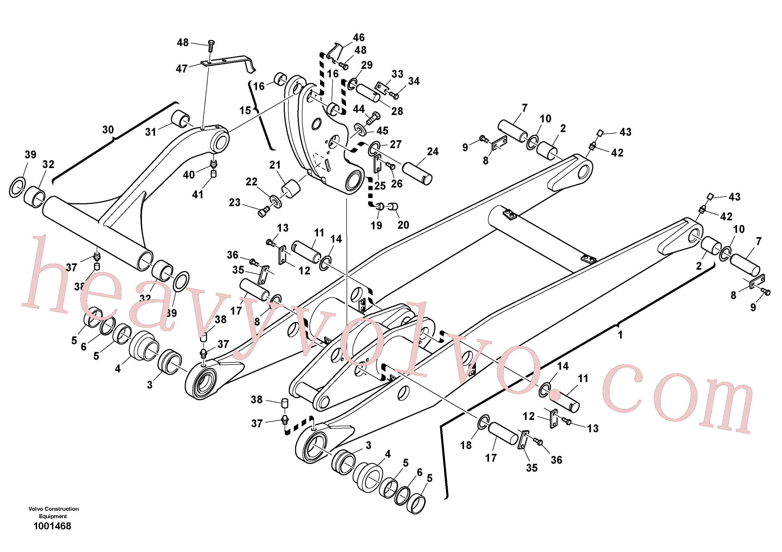 ZM1022370 for Volvo Lift frame(1001468 assembly)