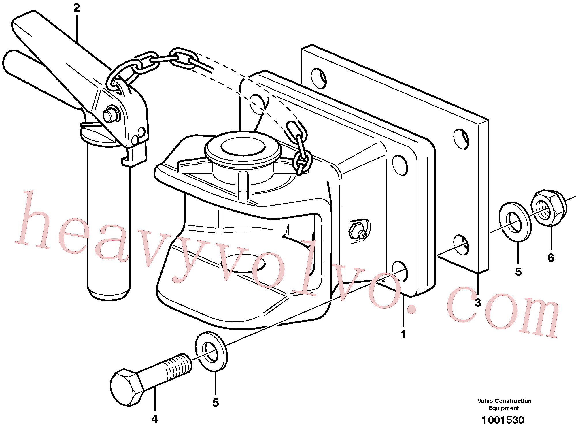 VOE955390 for Volvo Towing brace(1001530 assembly)