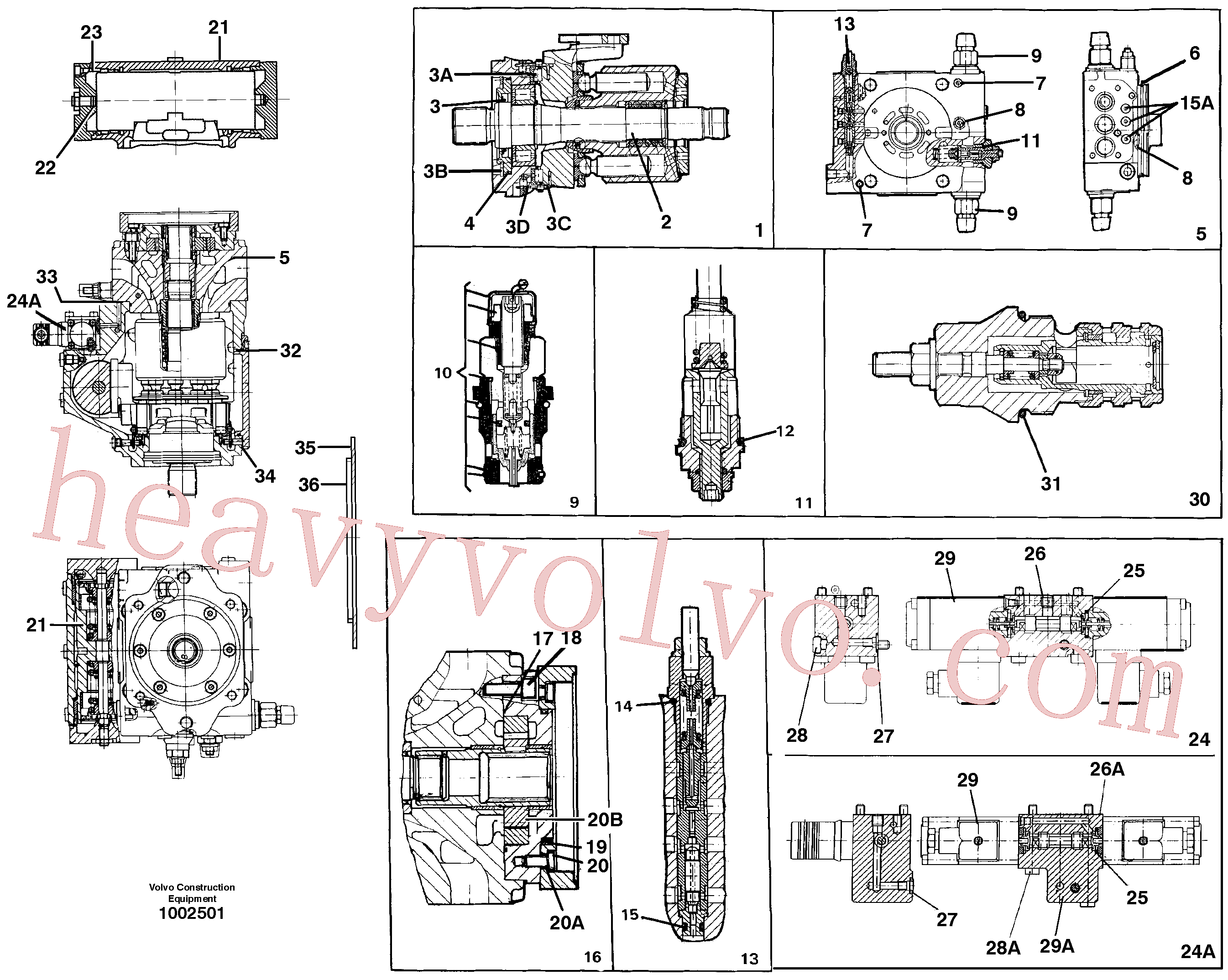 VOE11702873 for Volvo Pump(1002501 assembly)