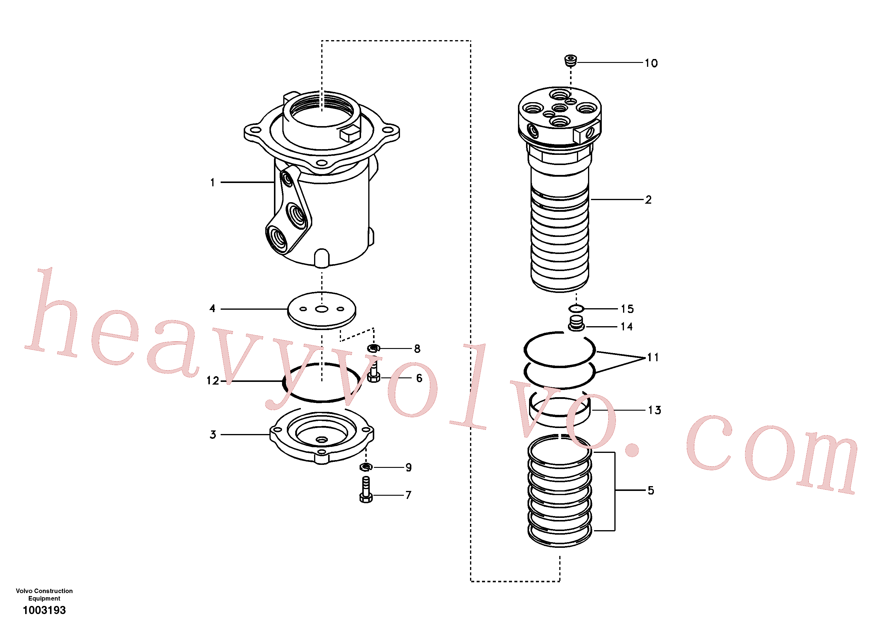 SA1146-00090 for Volvo Turning joint(1003193 assembly)