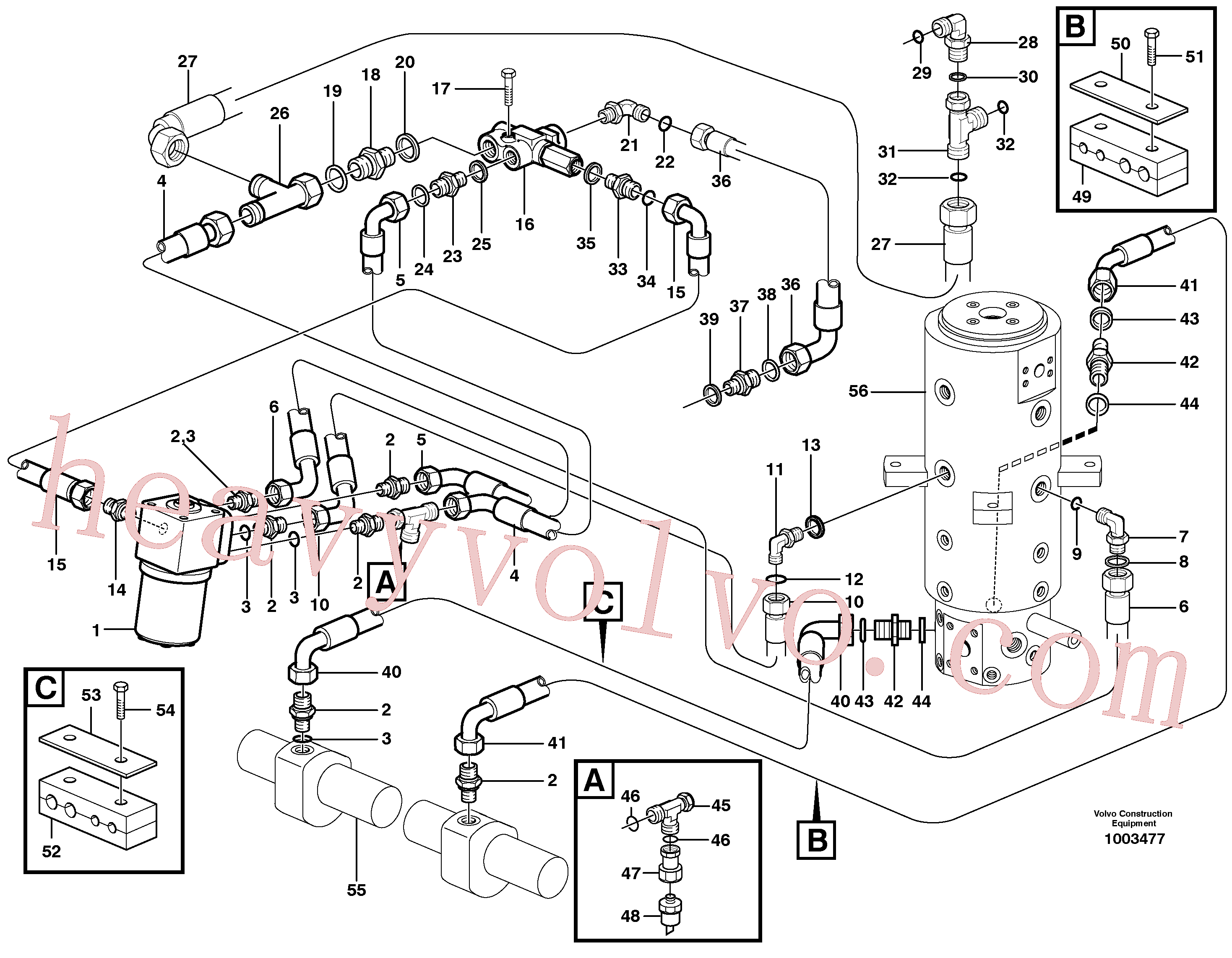 VOE13933908 for Volvo Steering system(1003477 assembly)