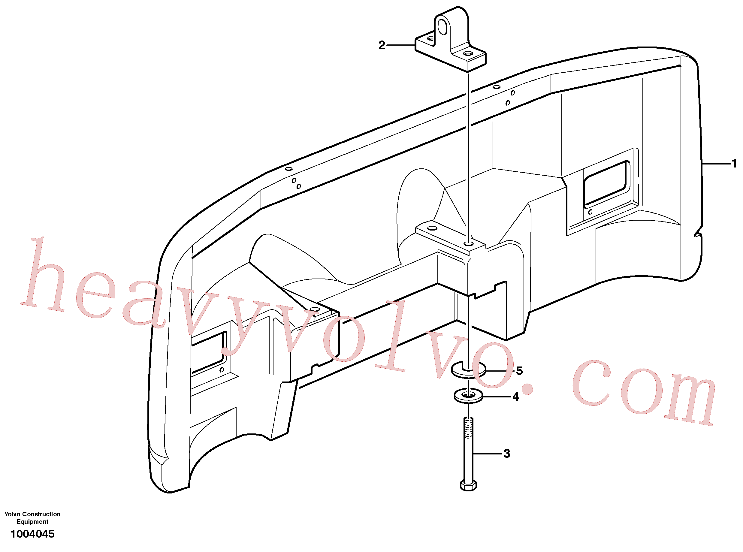 VOE14376982 for Volvo Counterweights(1004045 assembly)