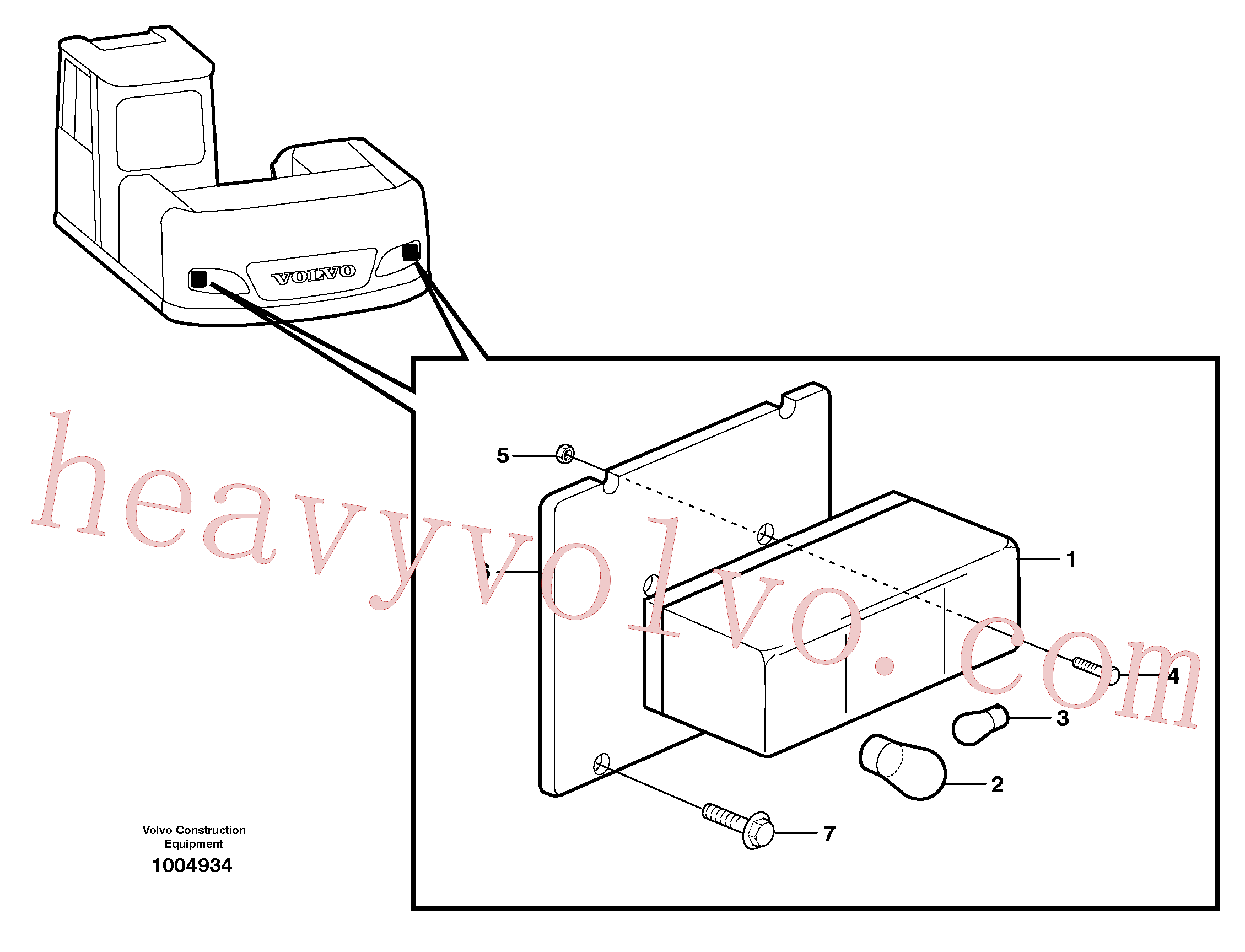 VOE983302 for Volvo Lighting, rear(1004934 assembly)