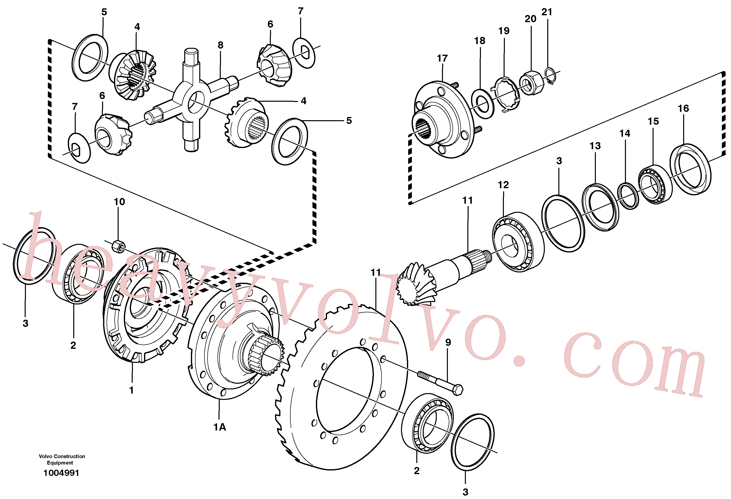 VOE11102846 for Volvo Final drive, front(1004991 assembly)