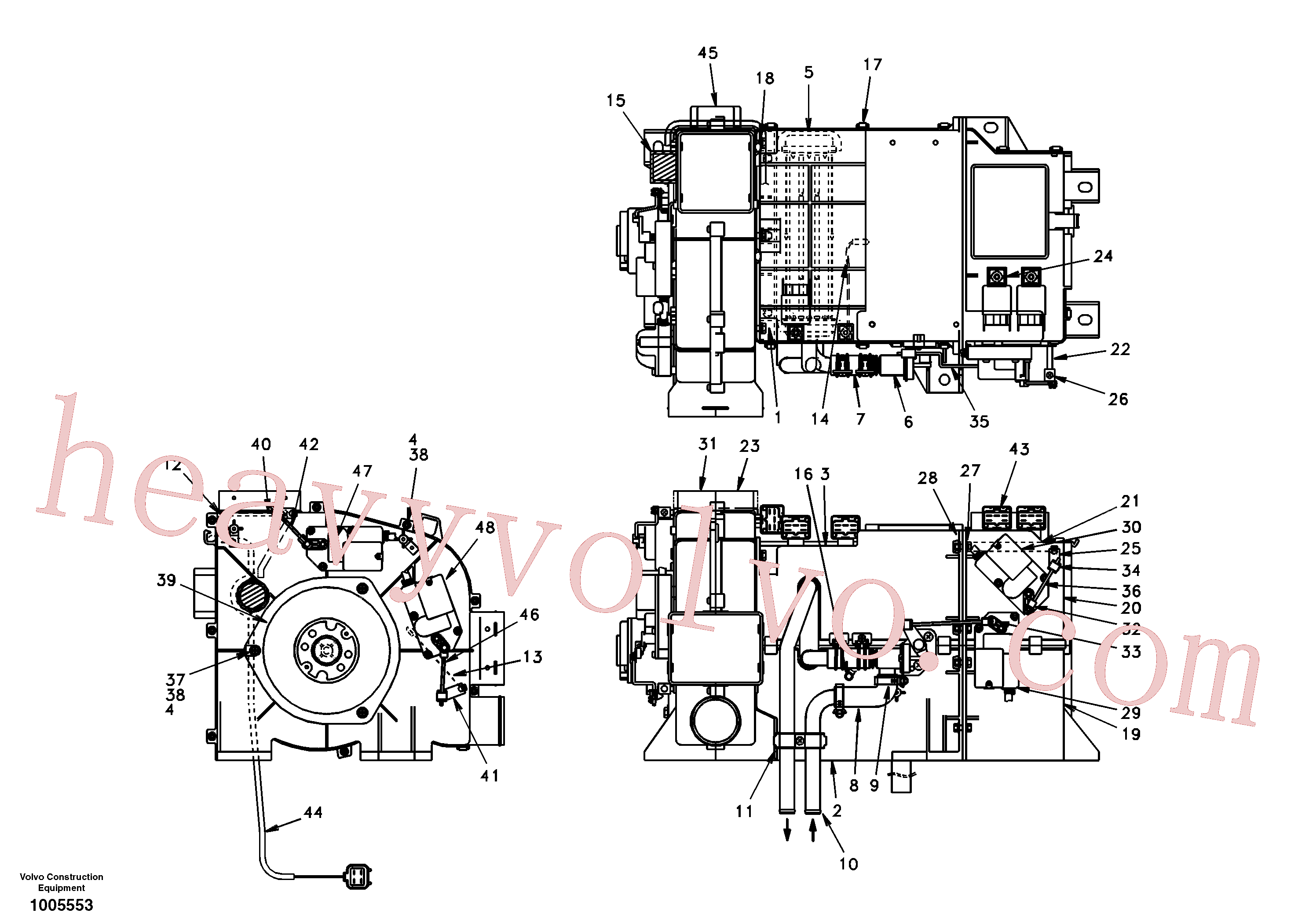 SA9011-10603 for Volvo Heating unit(1005553 assembly)