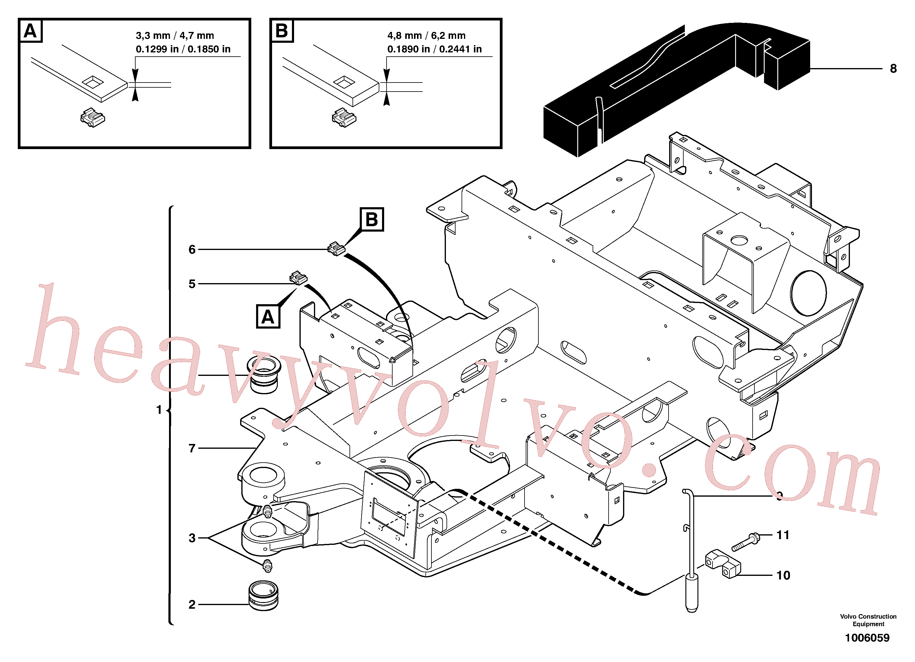 PJ3880074 for Volvo Platform(1006059 assembly)