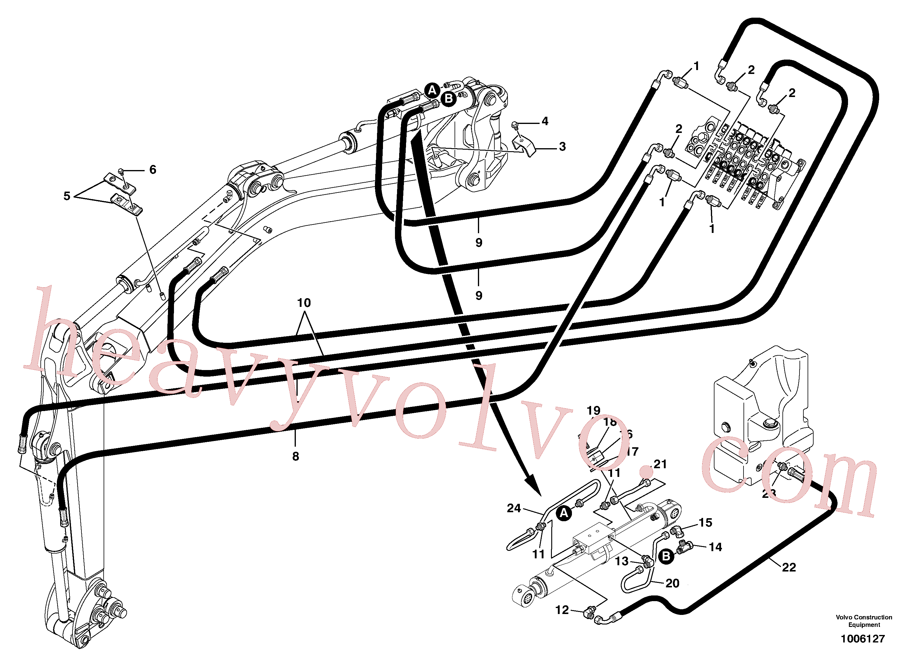 VOE11801892 for Volvo Handling operations Ce / without Puma(1006127 assembly)