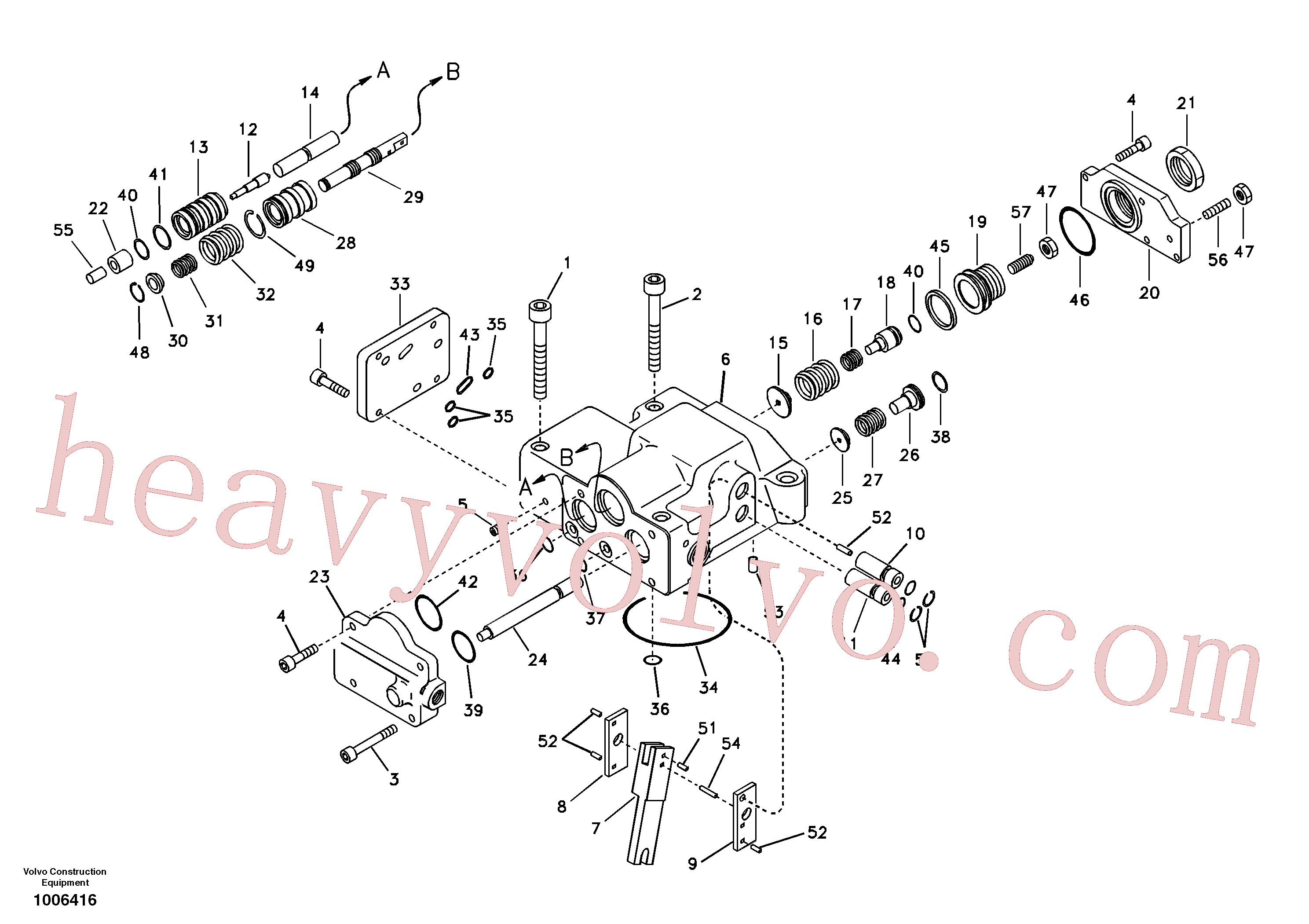 SA8230-08970 for Volvo Regulator, hydraulic pump(1006416 assembly)