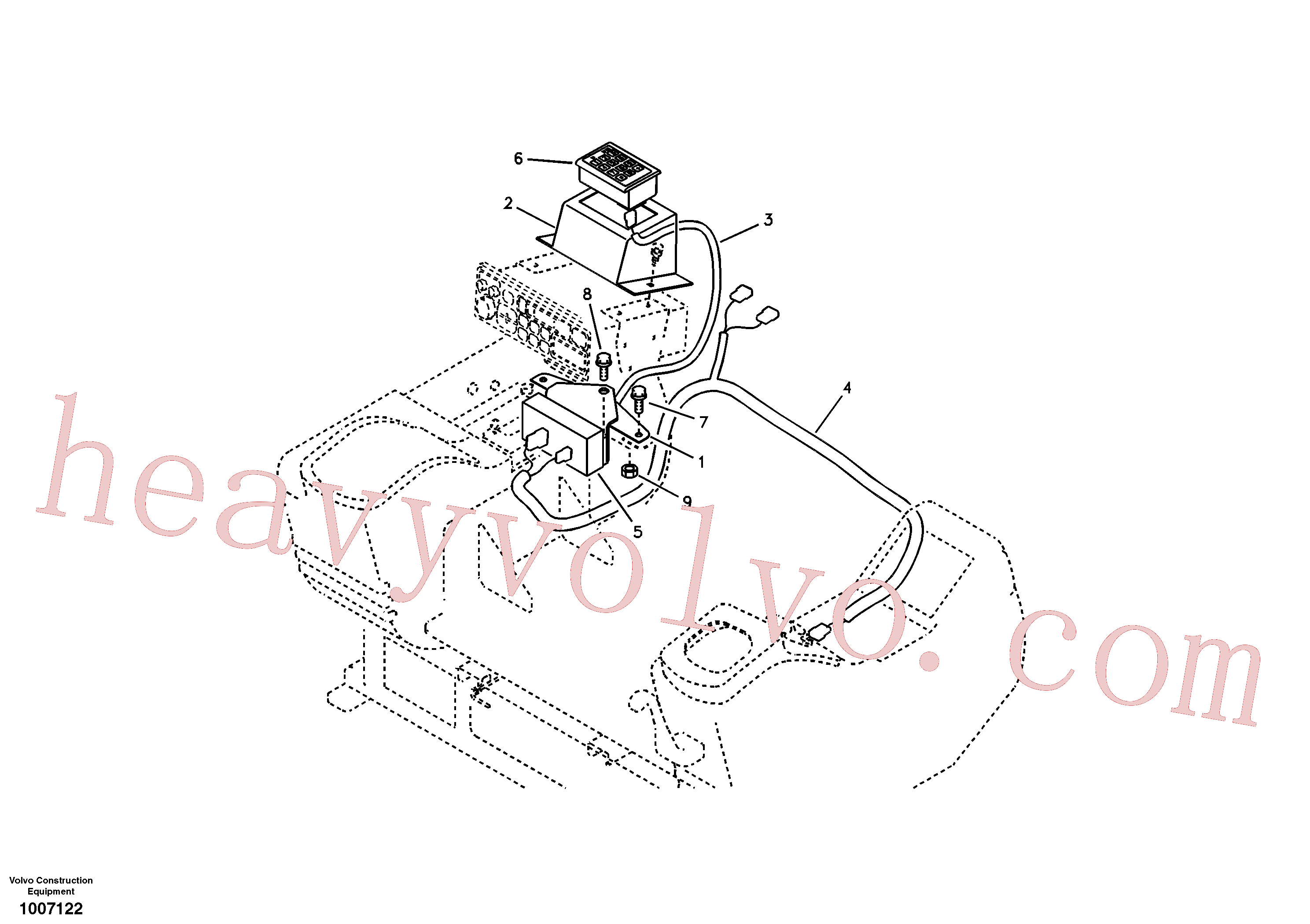 VOE14510758 for Volvo Antitheft system(1007122 assembly)