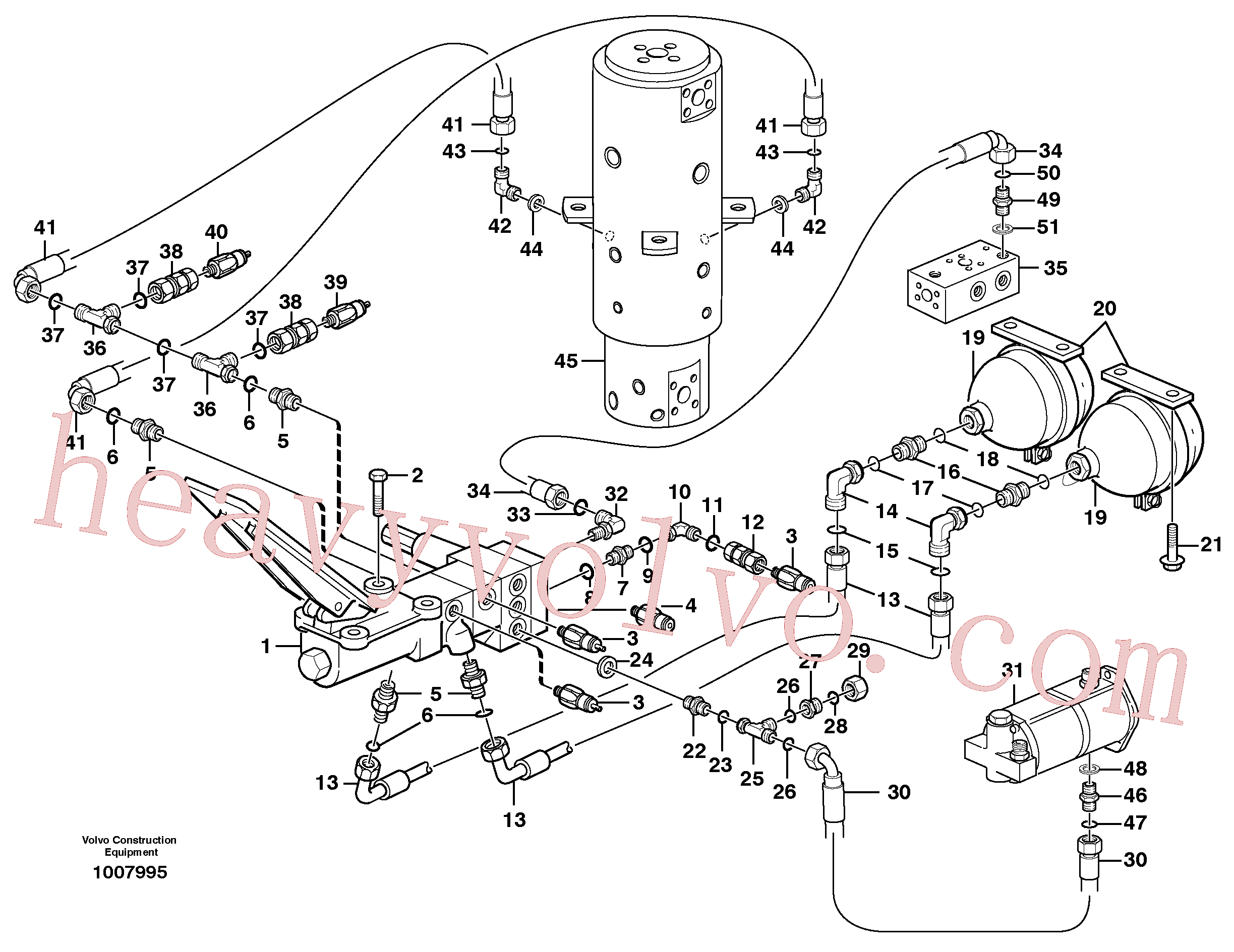 VOE935028 for Volvo Brake system, superstructure(1007995 assembly)