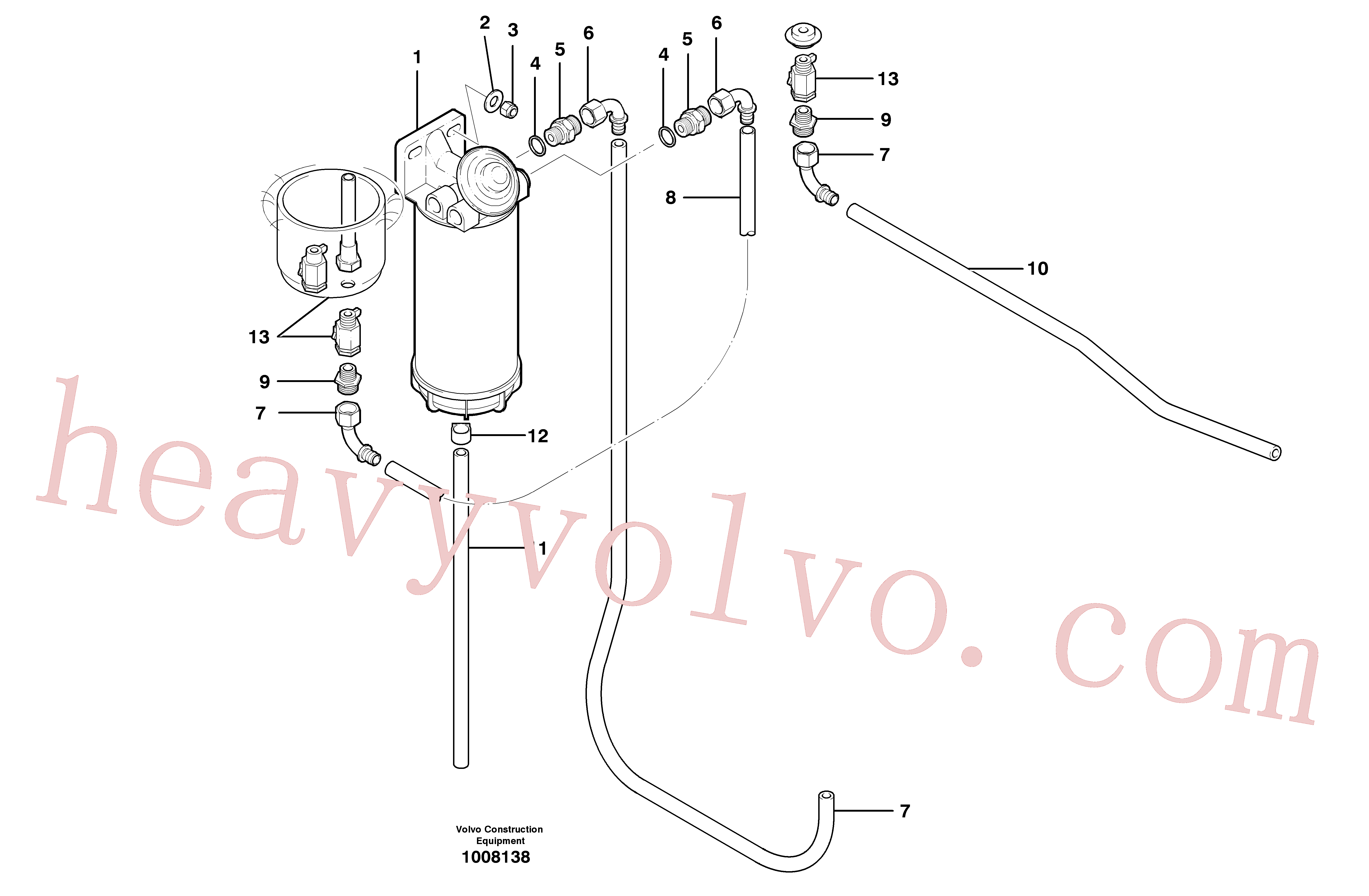 VOE20549894 for Volvo Fuel circuit(1008138 assembly)