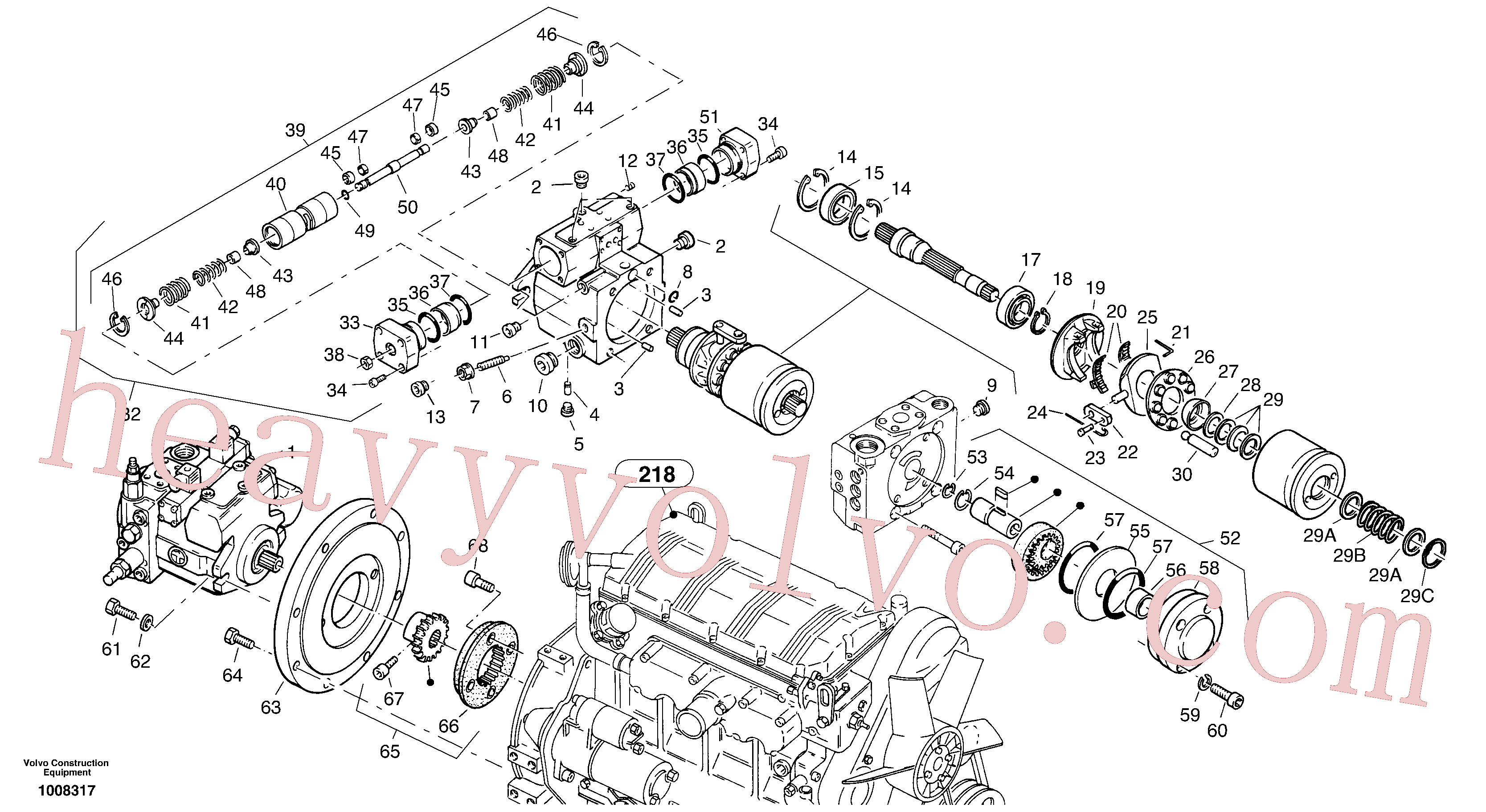 ZM2265660 for Volvo Variable displacement pump(1008317 assembly)