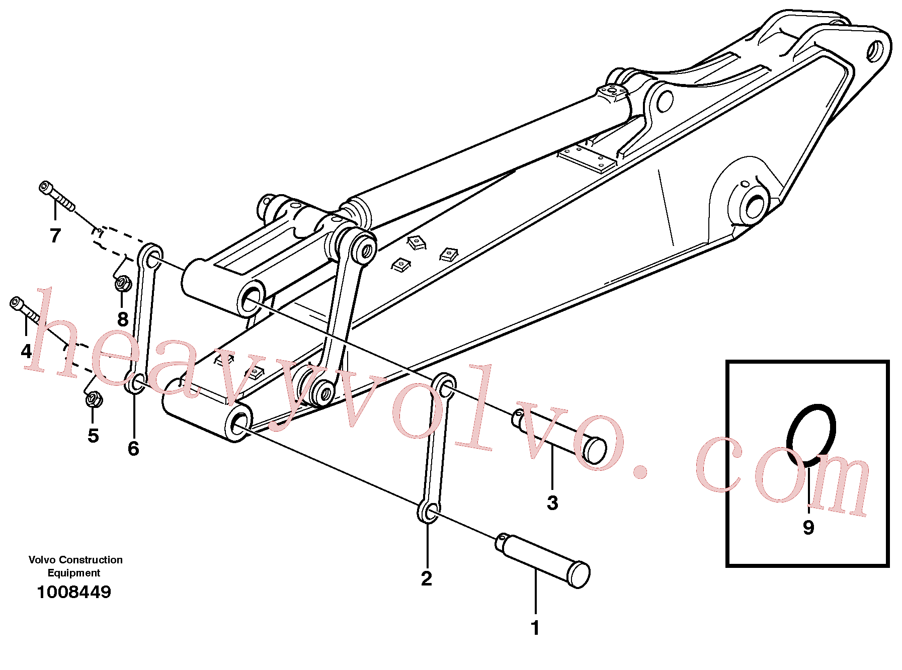 VOE13963110 for Volvo Transport lock(1008449 assembly)