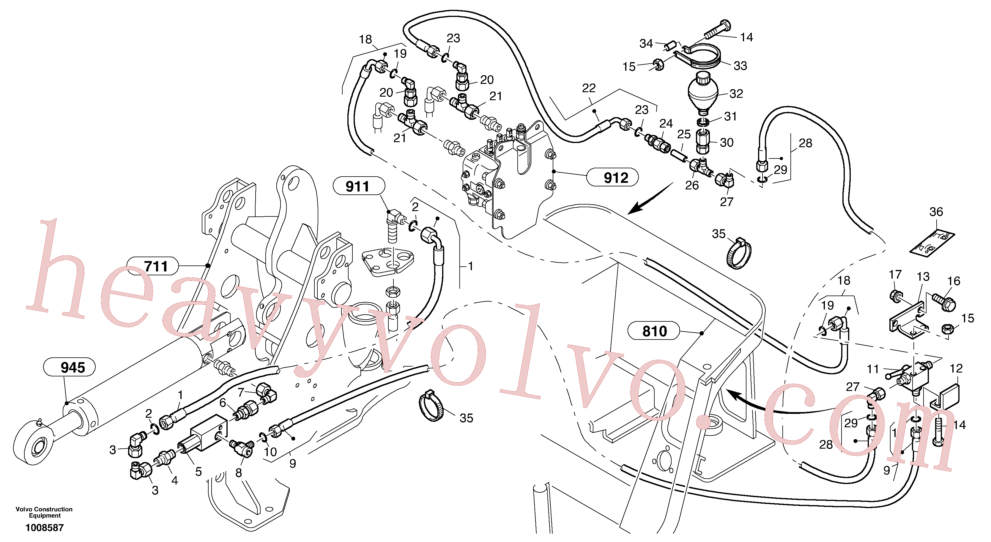 ZM1089232 for Volvo Line fracture safety - Lift(1008587 assembly)