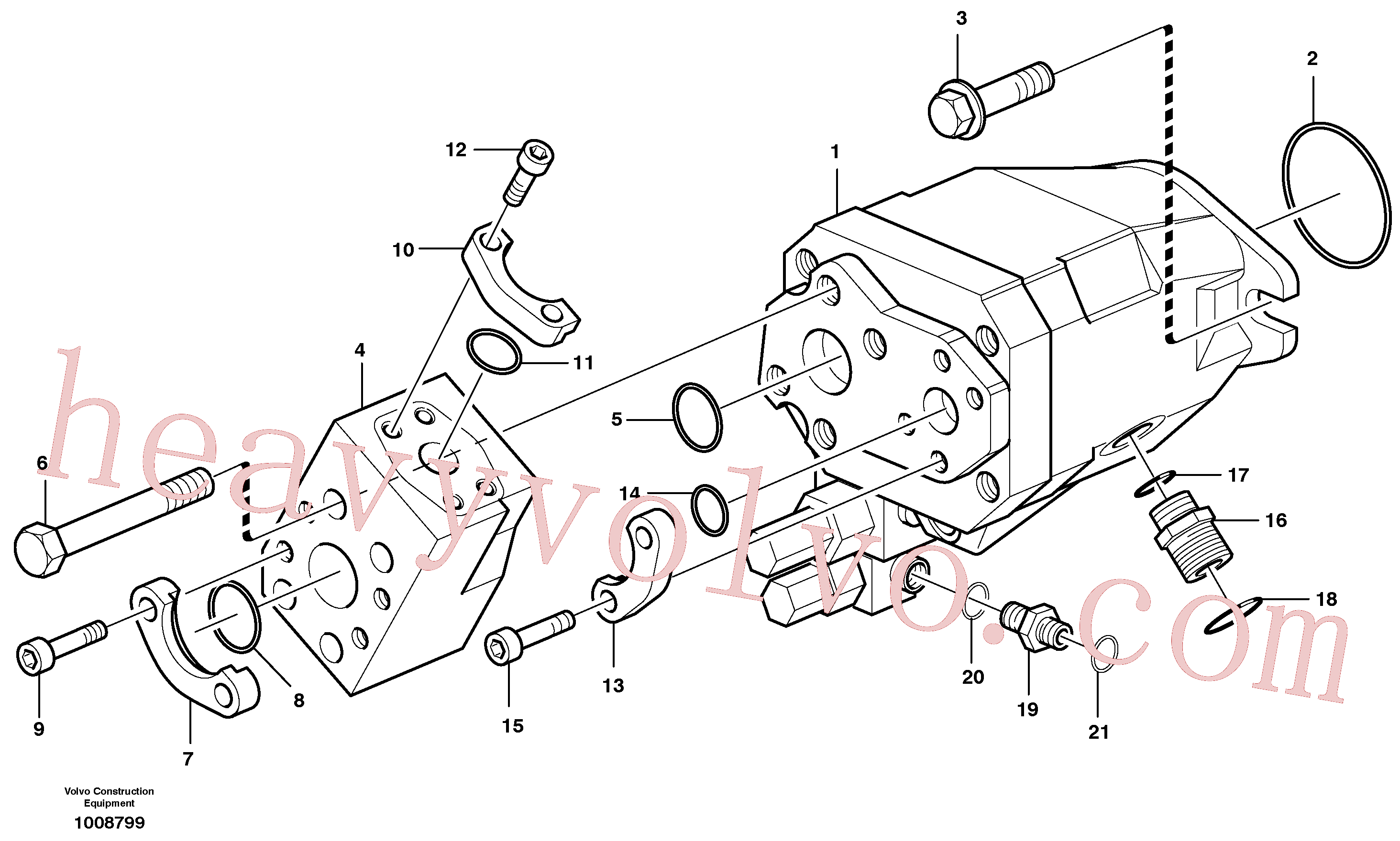 VOE925260 for Volvo Auxiliary steering system(1008799 assembly)