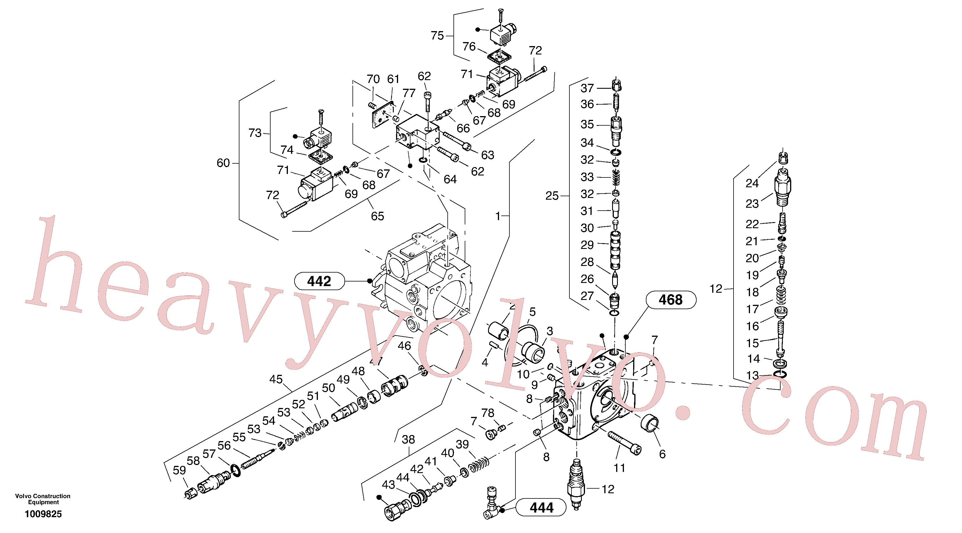 VOE11997670 for Volvo Valves - Variable displacement pump(1009825 assembly)