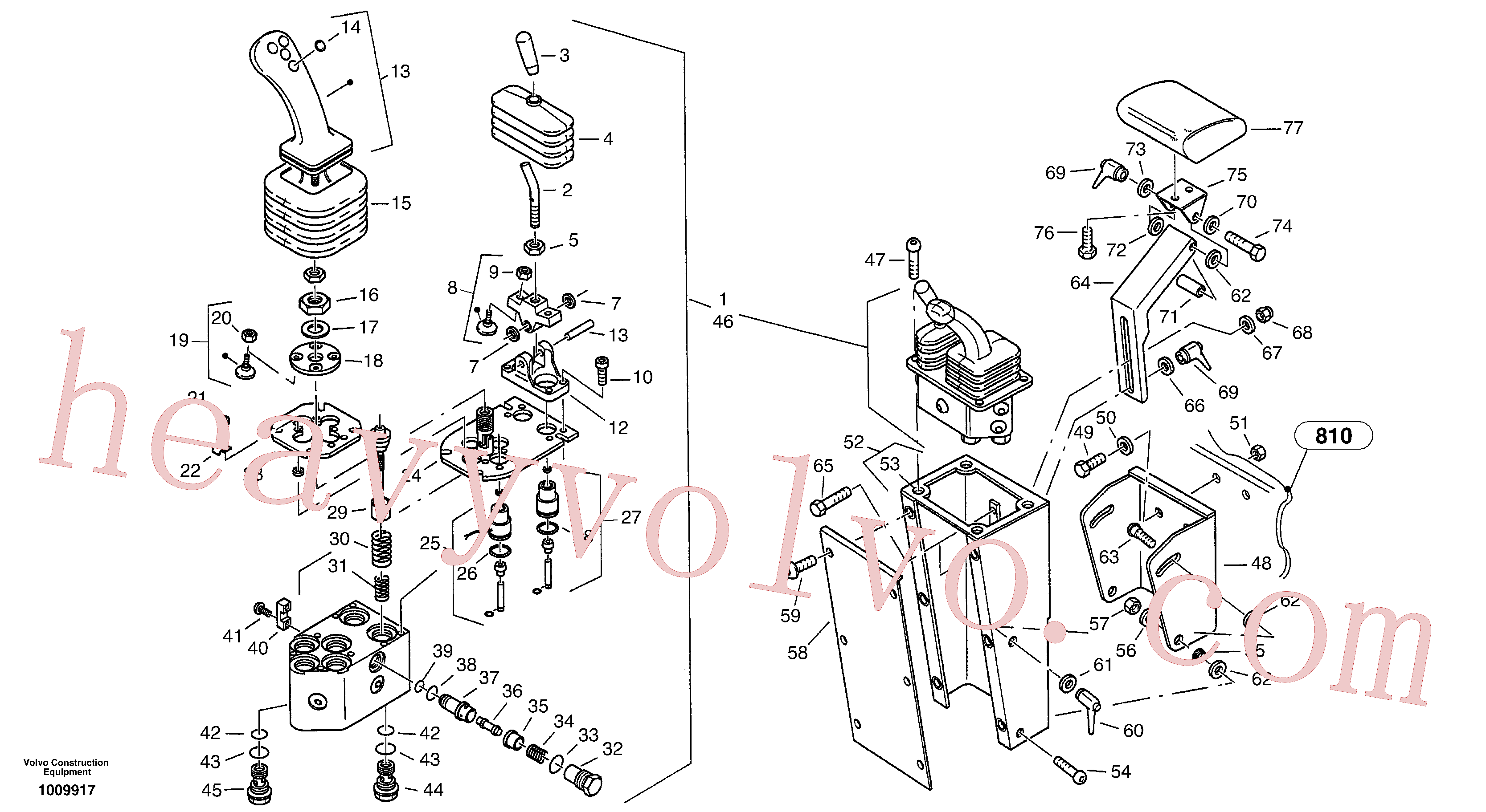 ZM2905283 for Volvo Servo control valve(1009917 assembly)