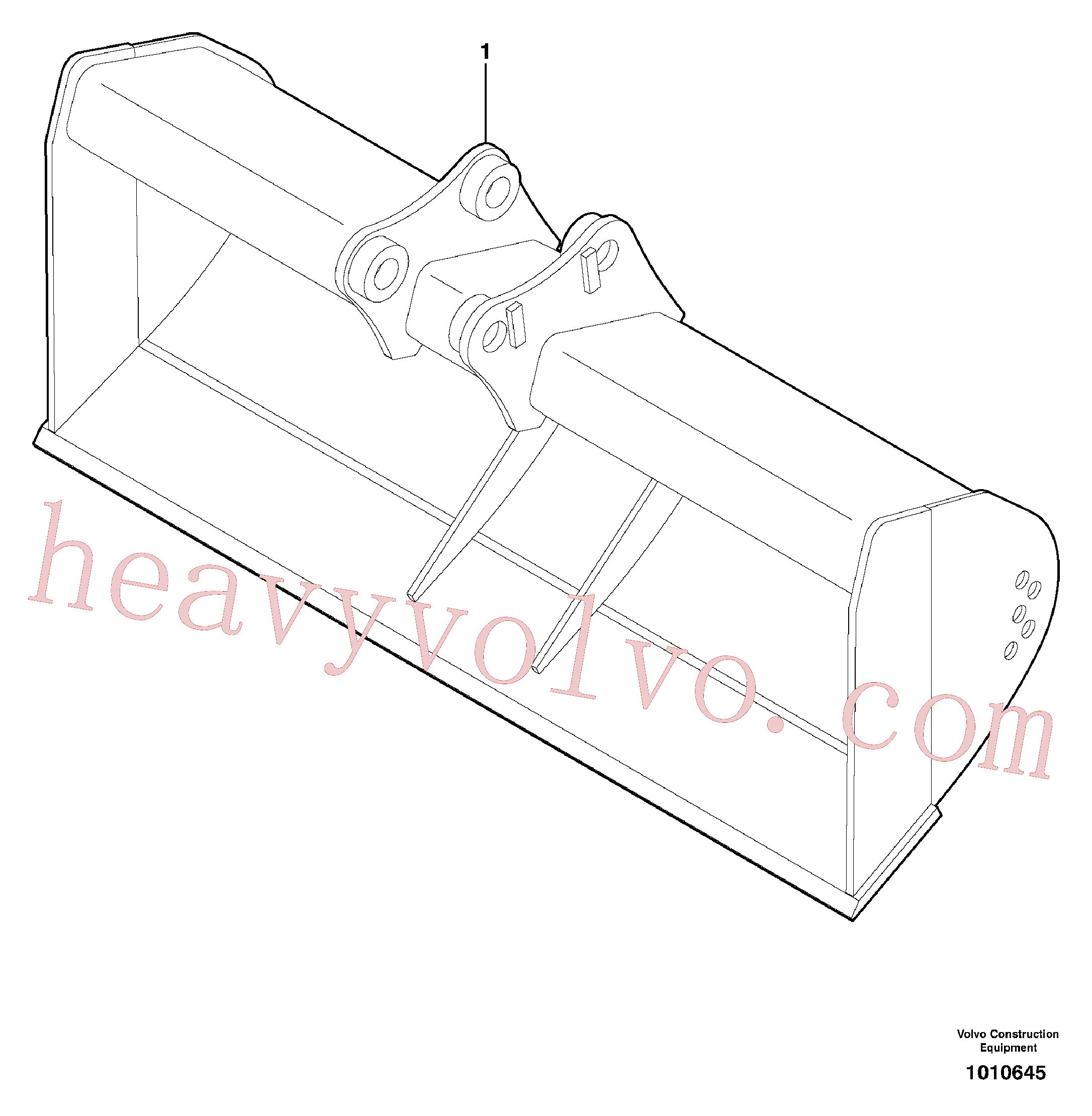 VOE11803211 for Volvo Grading bucket(1010645 assembly)