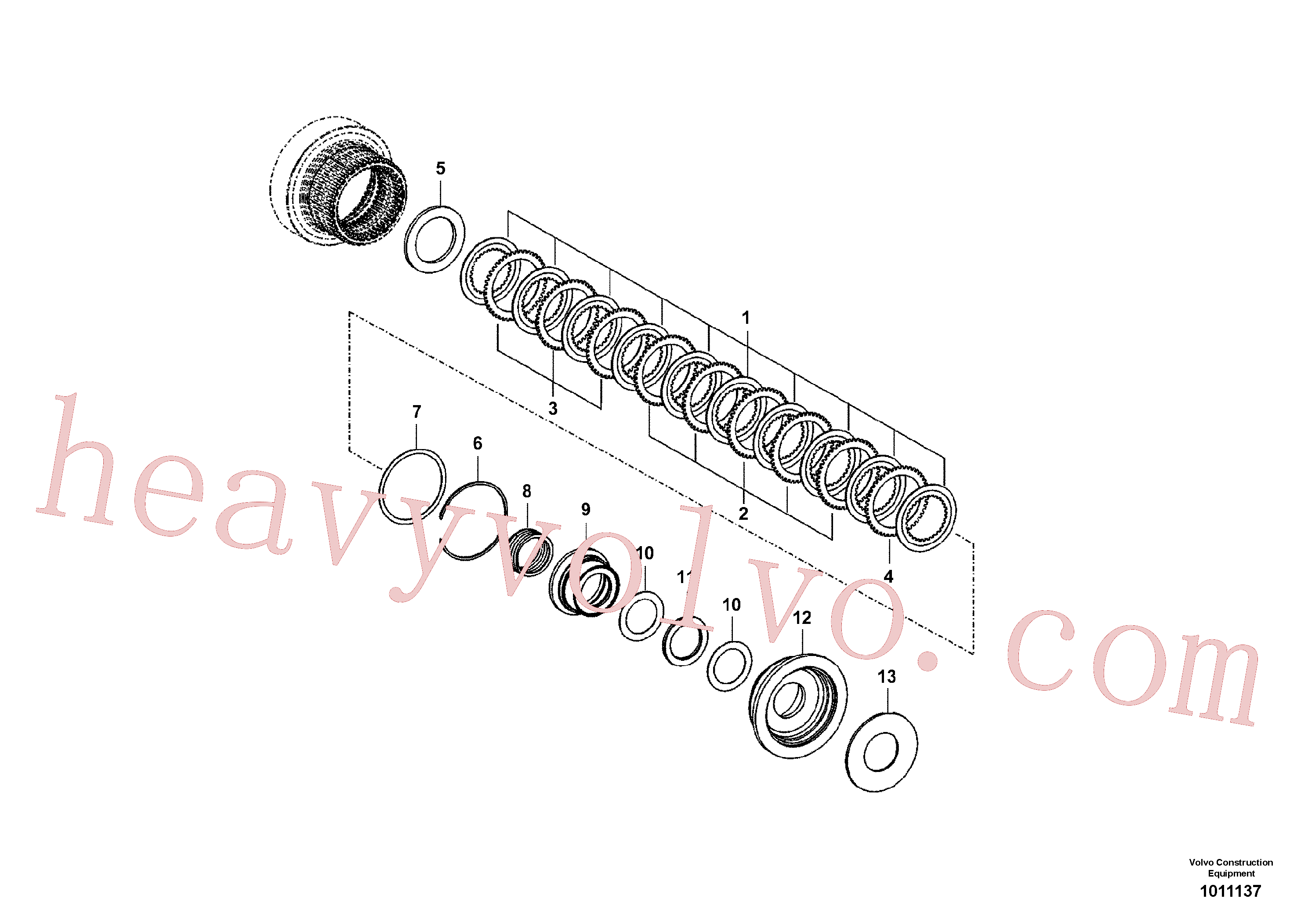 VOE14558040 for Volvo Coupling(1011137 assembly)