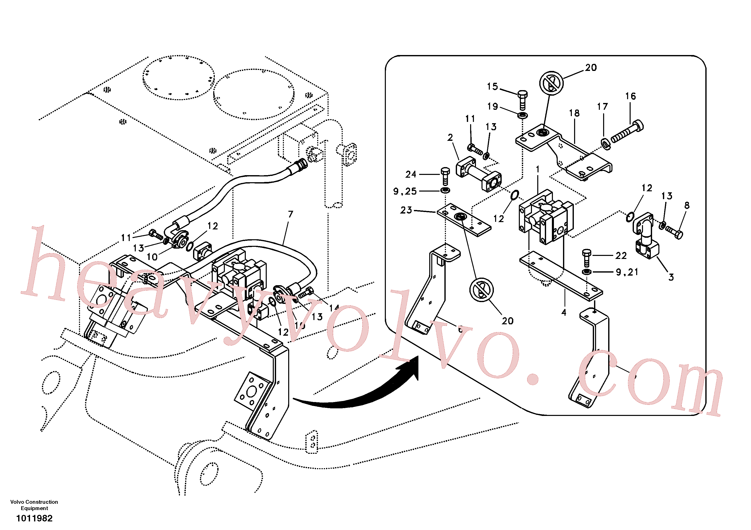 SA1142-05650 for Volvo Working hydraulic, hammer and shear for return filter(1011982 assembly)