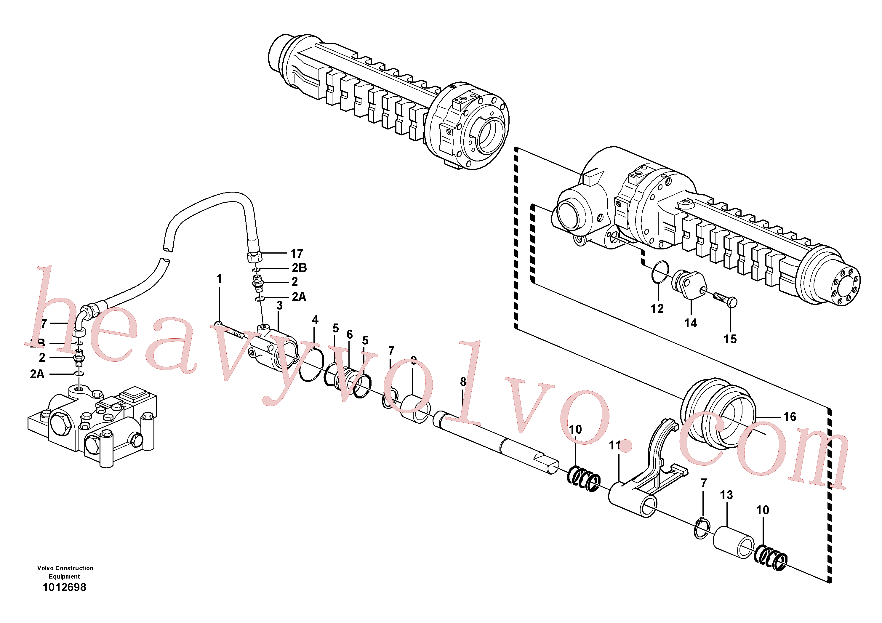 VOE11709322 for Volvo Differential lock(1012698 assembly)