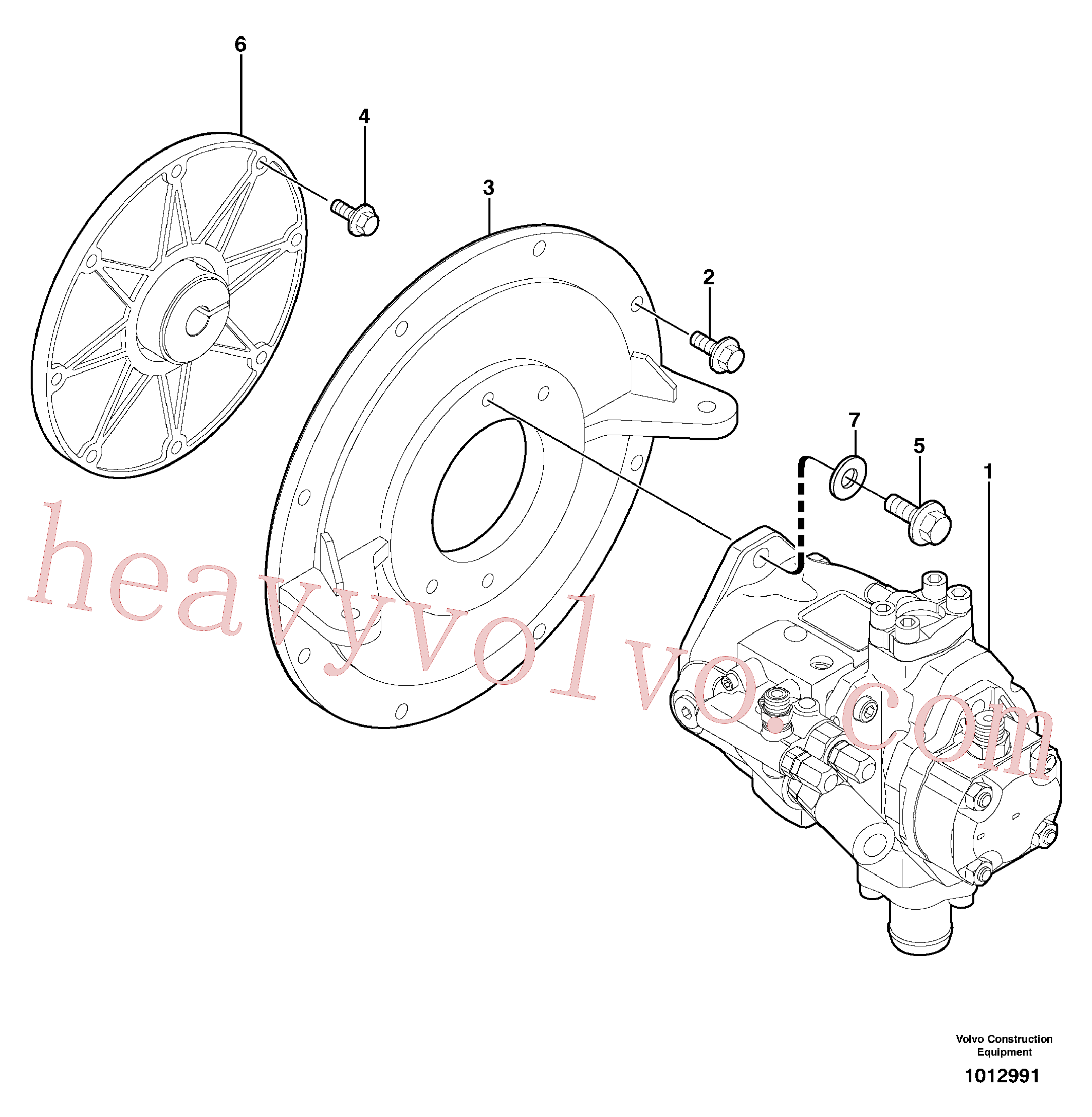 PJ5010018 for Volvo Engine coupling / hydraulic pump(1012991 assembly)