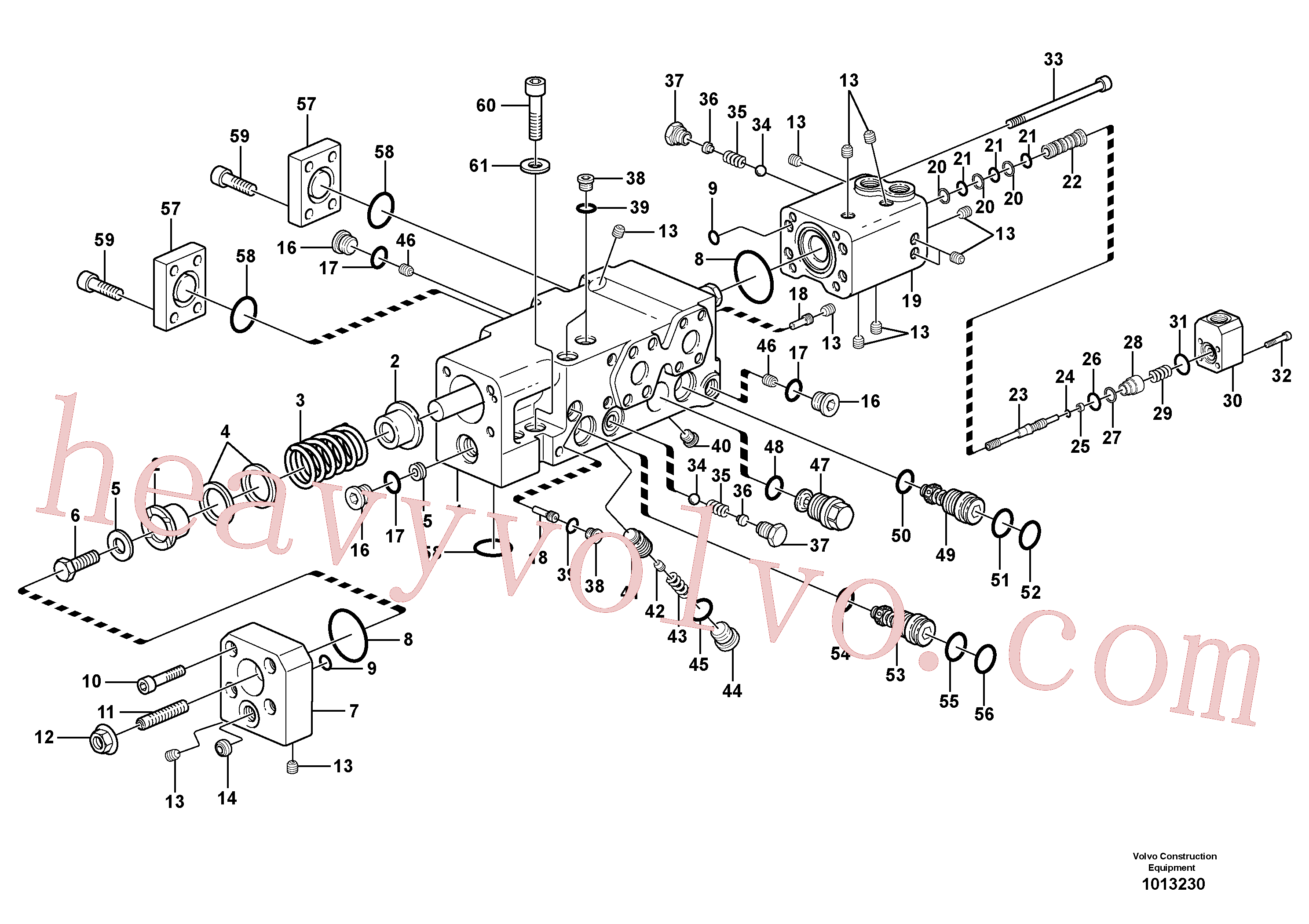 VOE14014660 for Volvo Control valve(1013230 assembly)