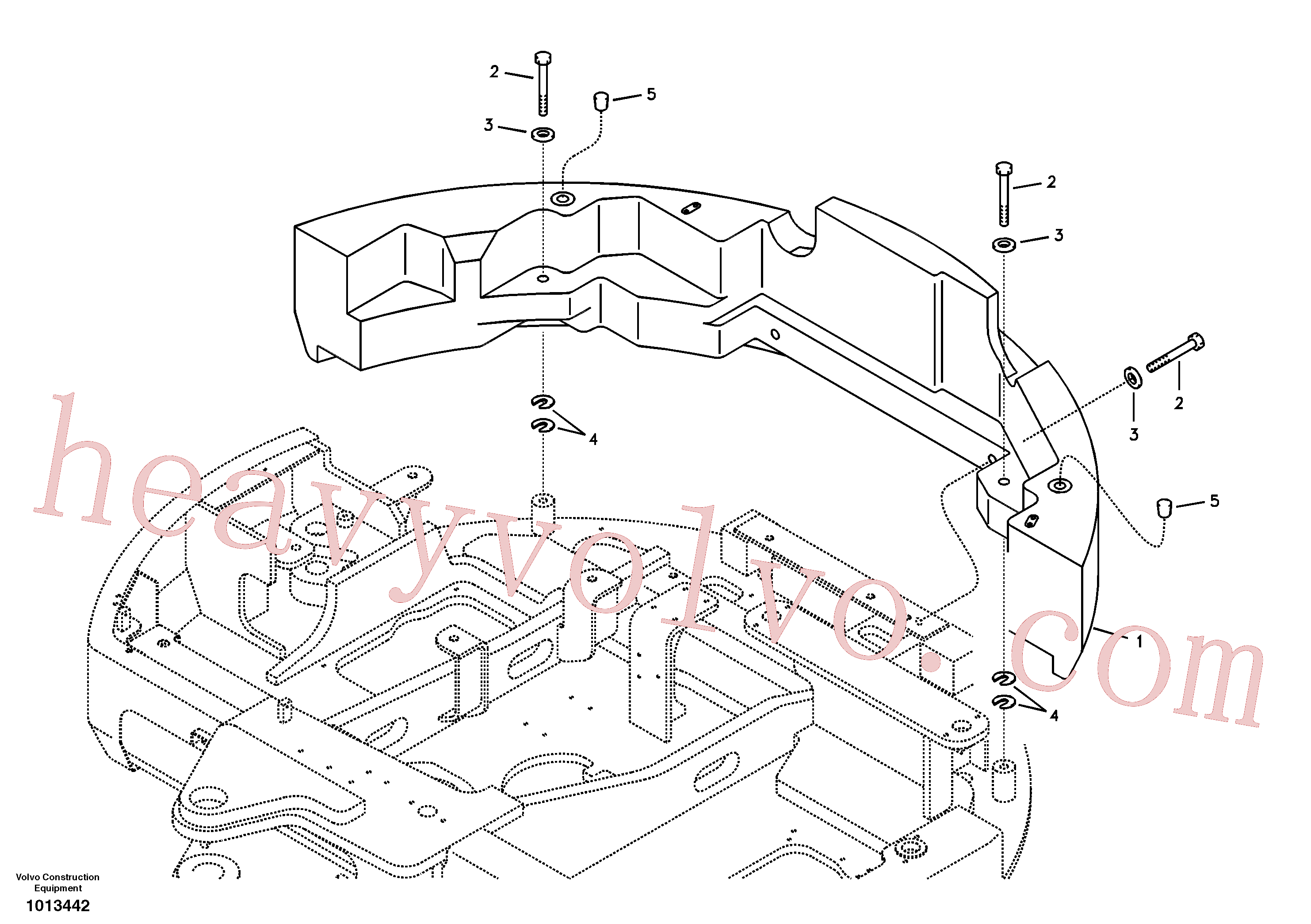 VOE990420 for Volvo Counterweights(1013442 assembly)