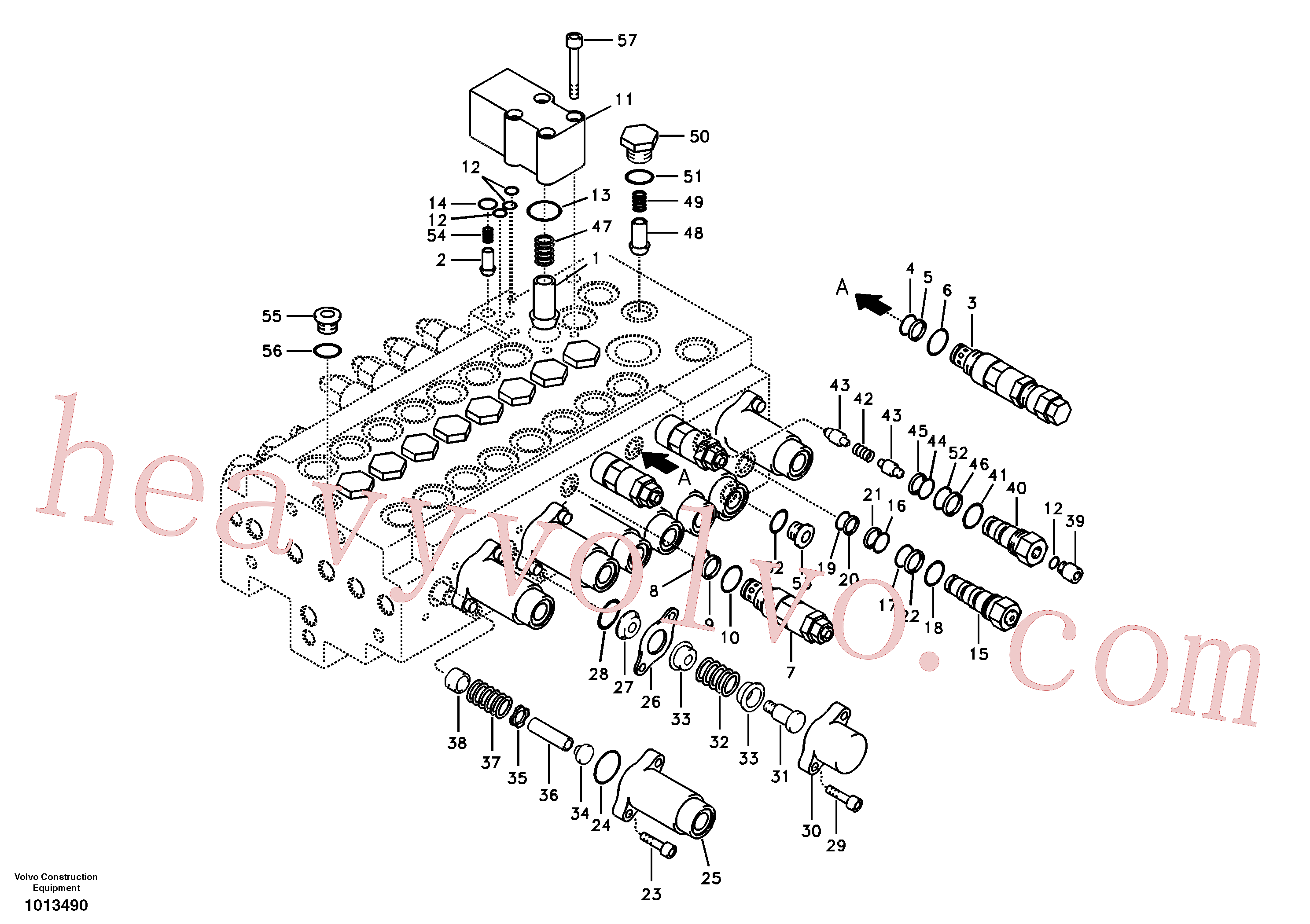 VOE14526997 for Volvo Main control valve(1013490 assembly)