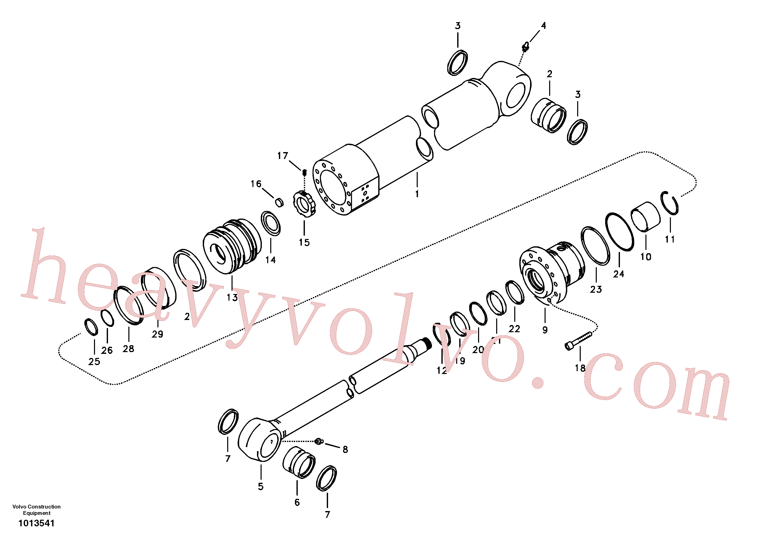 VOE14521348 for Volvo Bucket cylinder(1013541 assembly)