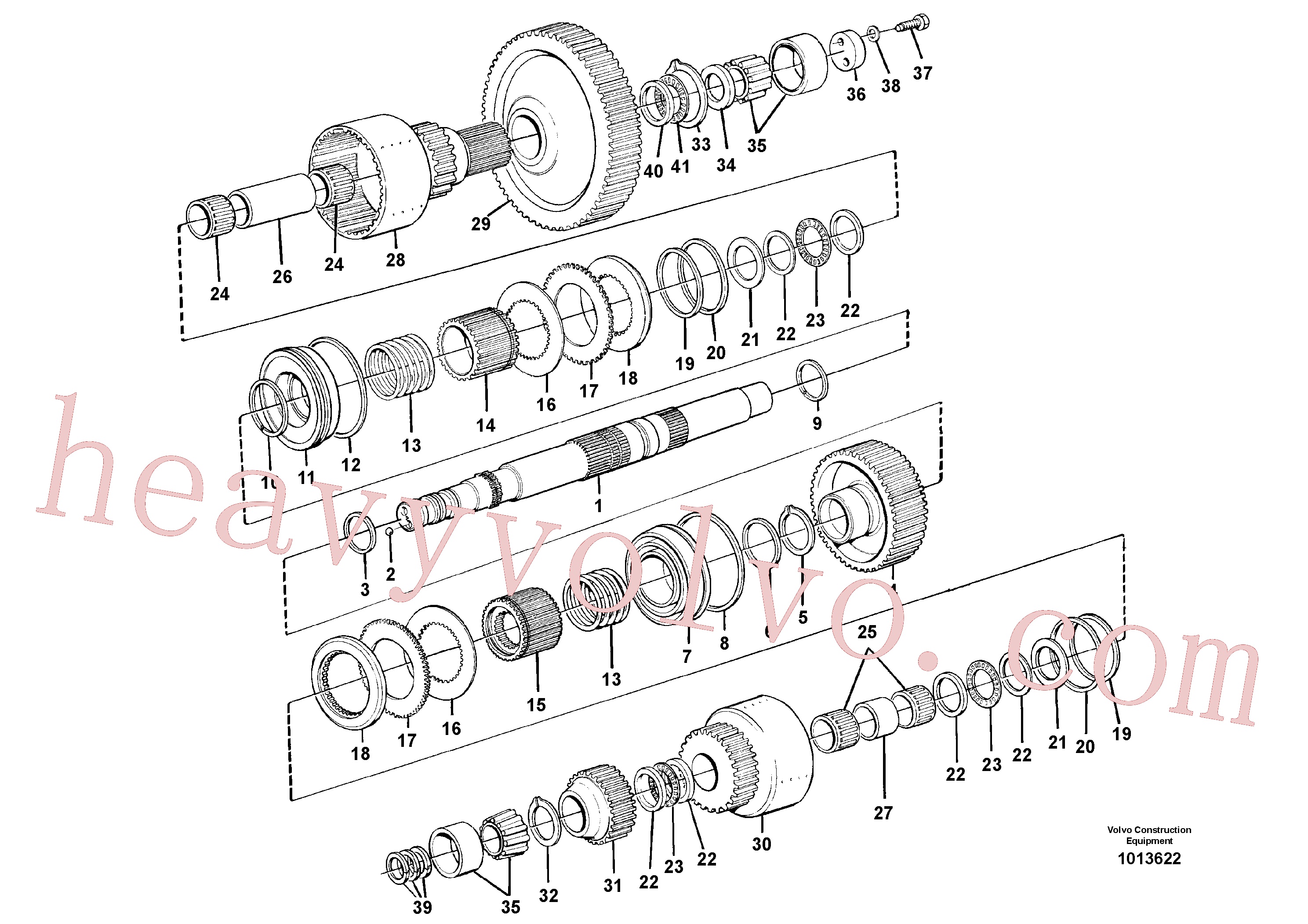 VOE4871154 for Volvo Hydraulic clutch forward/3:rd speeds(1013622 assembly)