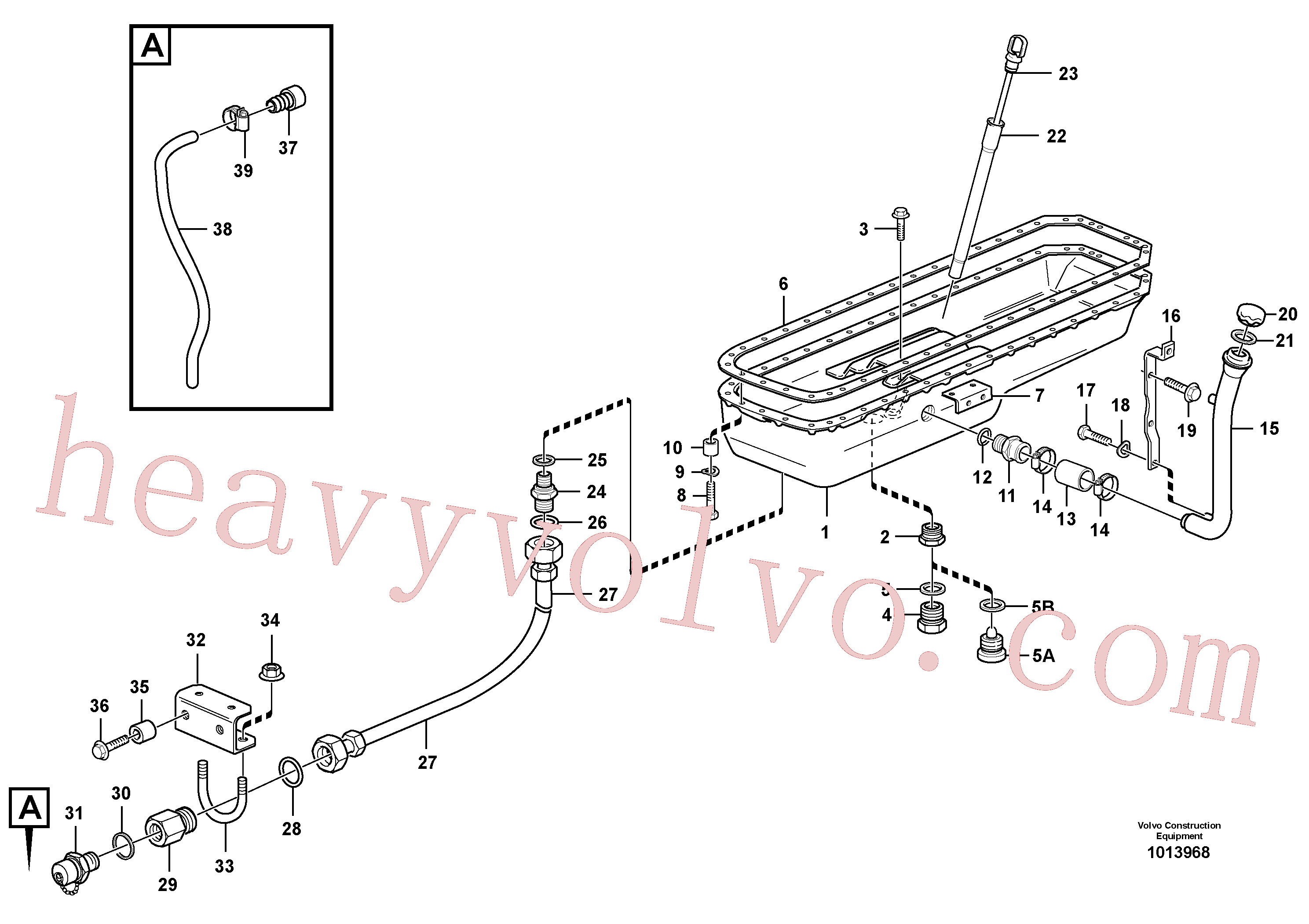 VOE957180 for Volvo Oil sump(1013968 assembly)