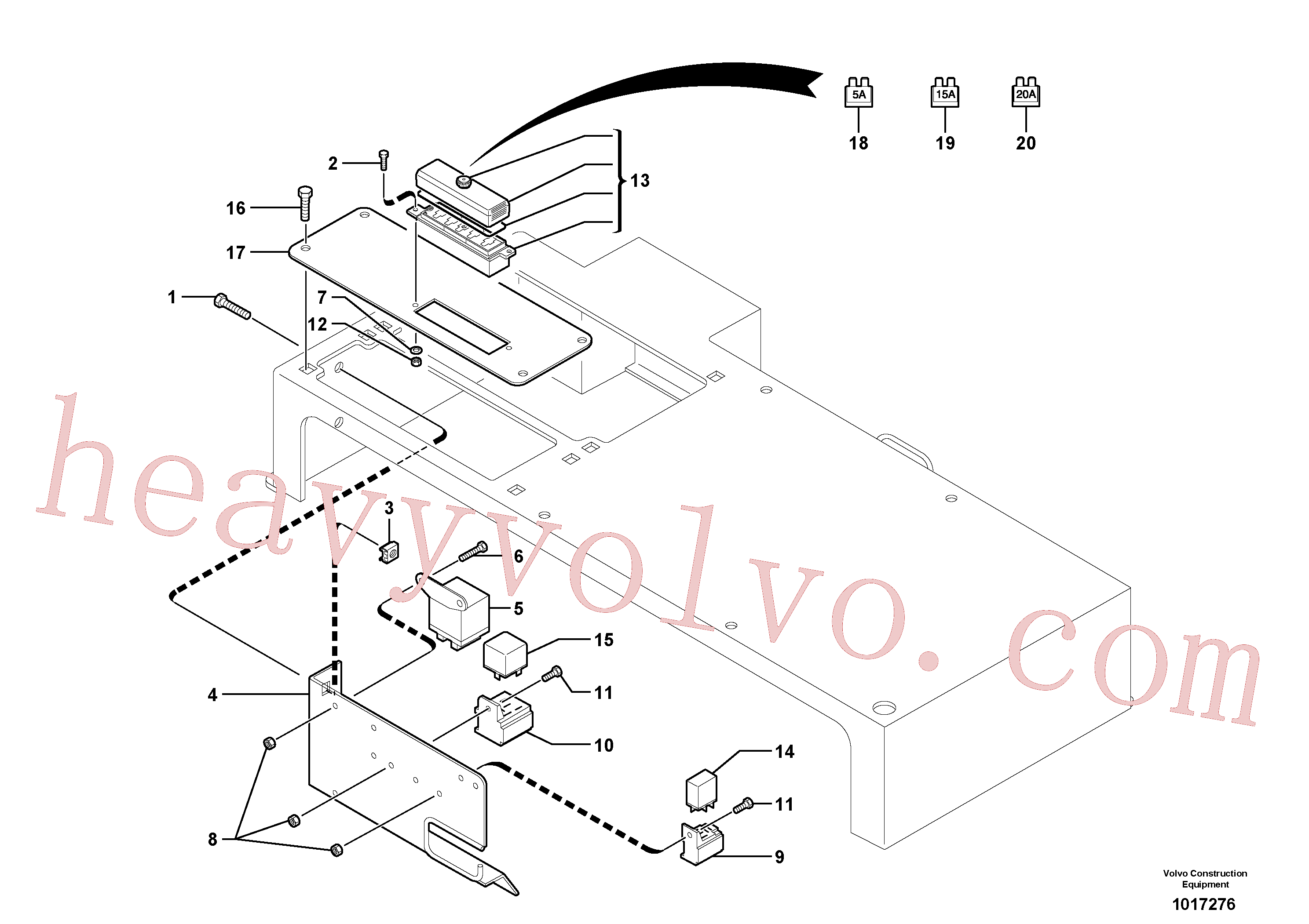 VOE11806383 for Volvo Electric installation on driver's seat(1017276 assembly)