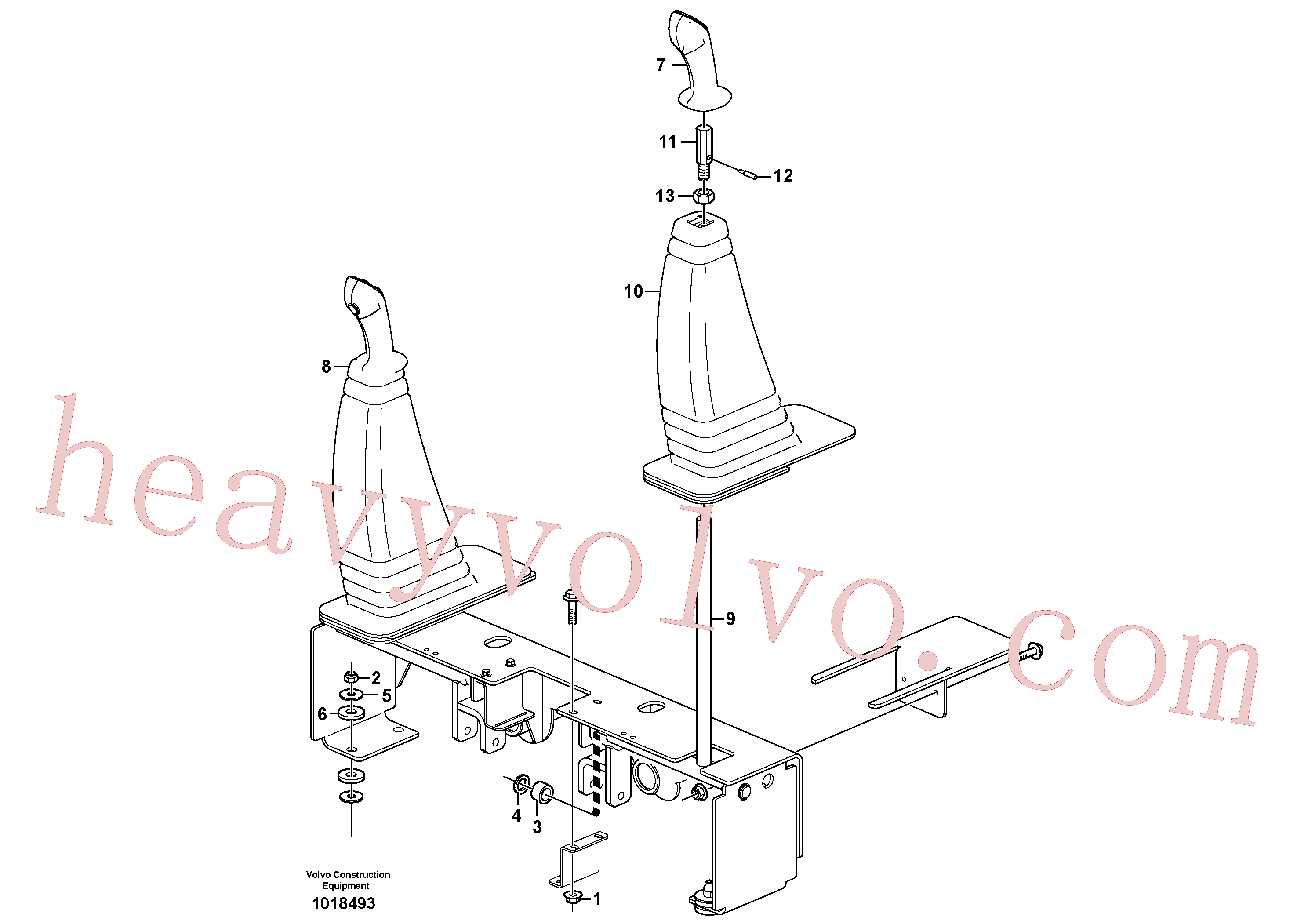 VOE11851094 for Volvo Optional hand controls(1018493 assembly)