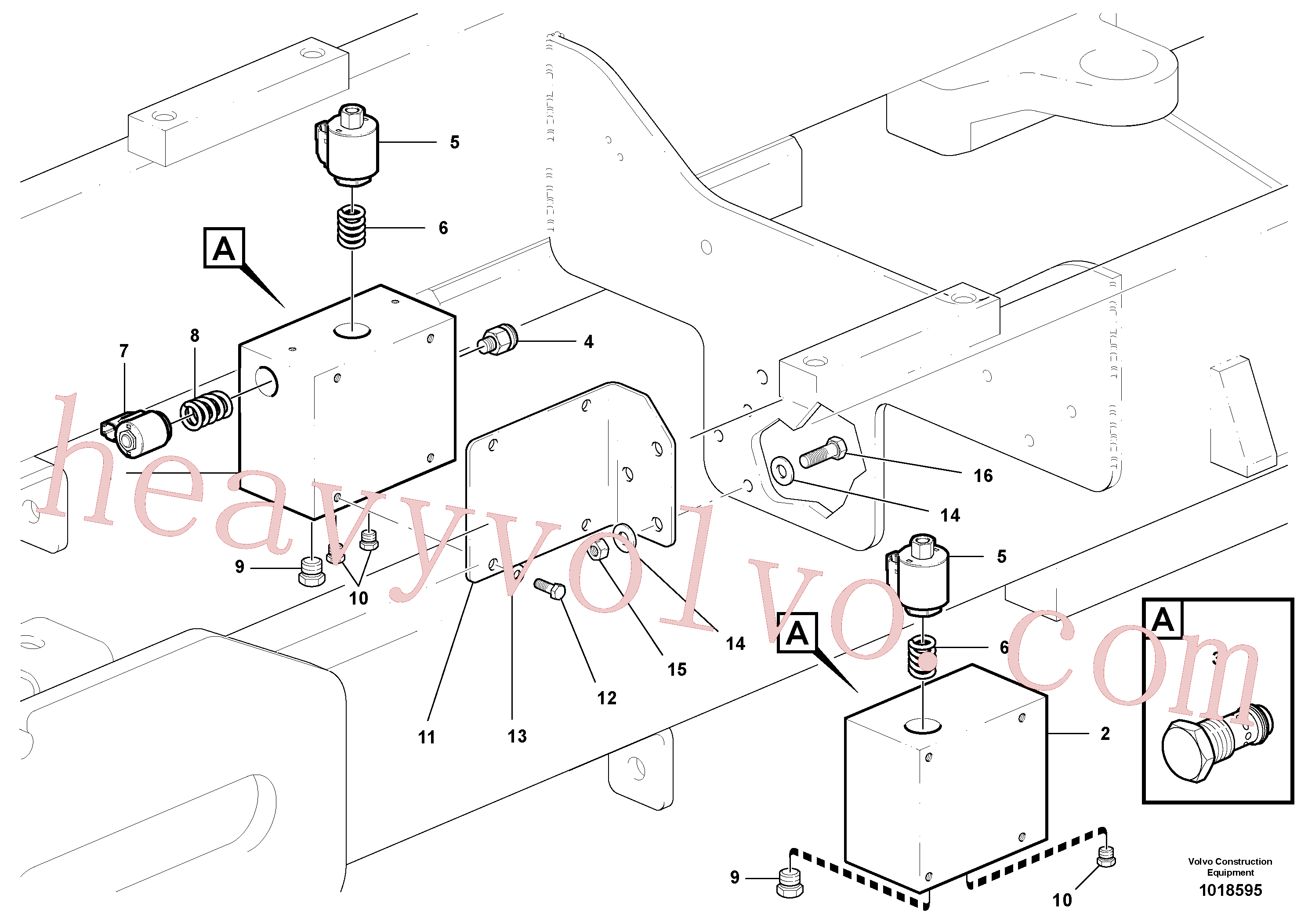 VOE12743392 for Volvo Fan control valves(1018595 assembly)