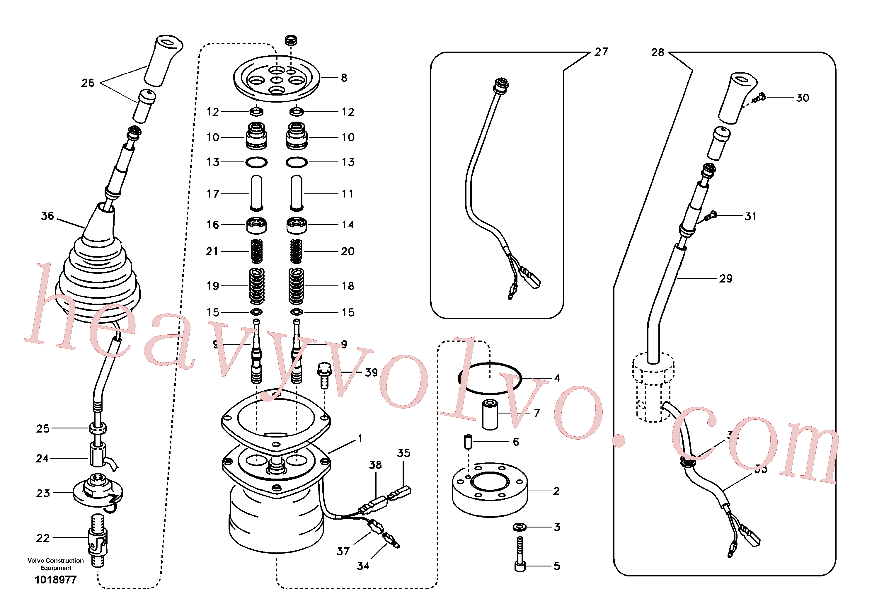 VOE14540765 for Volvo Servo system, remote control valve(1018977 assembly)