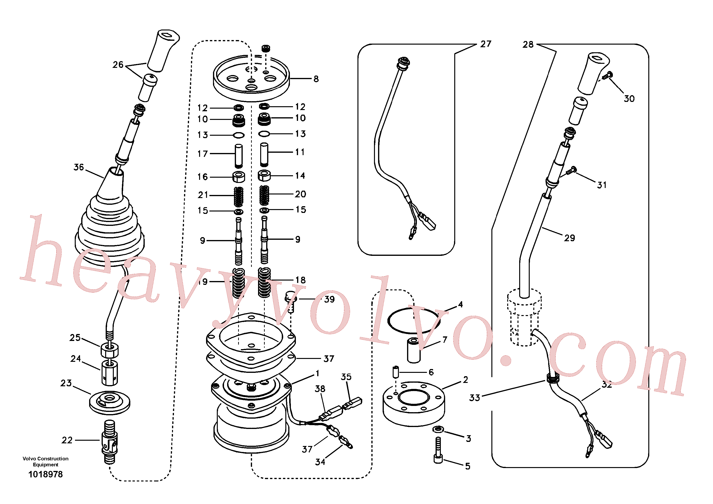 VOE14540765 for Volvo Servo system, remote control valve(1018978 assembly)