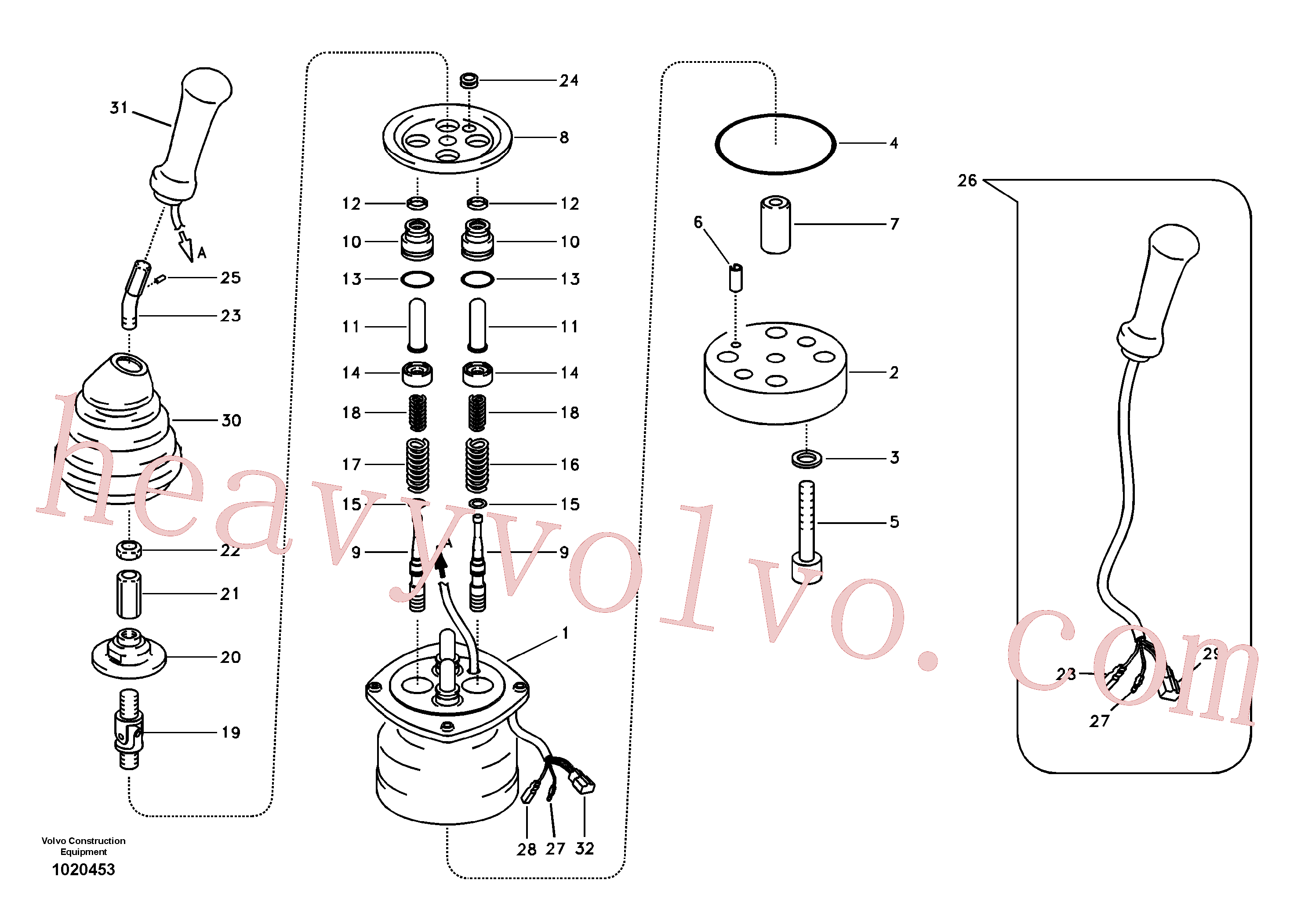 VOE14500127 for Volvo Servo system, remote control valve(1020453 assembly)