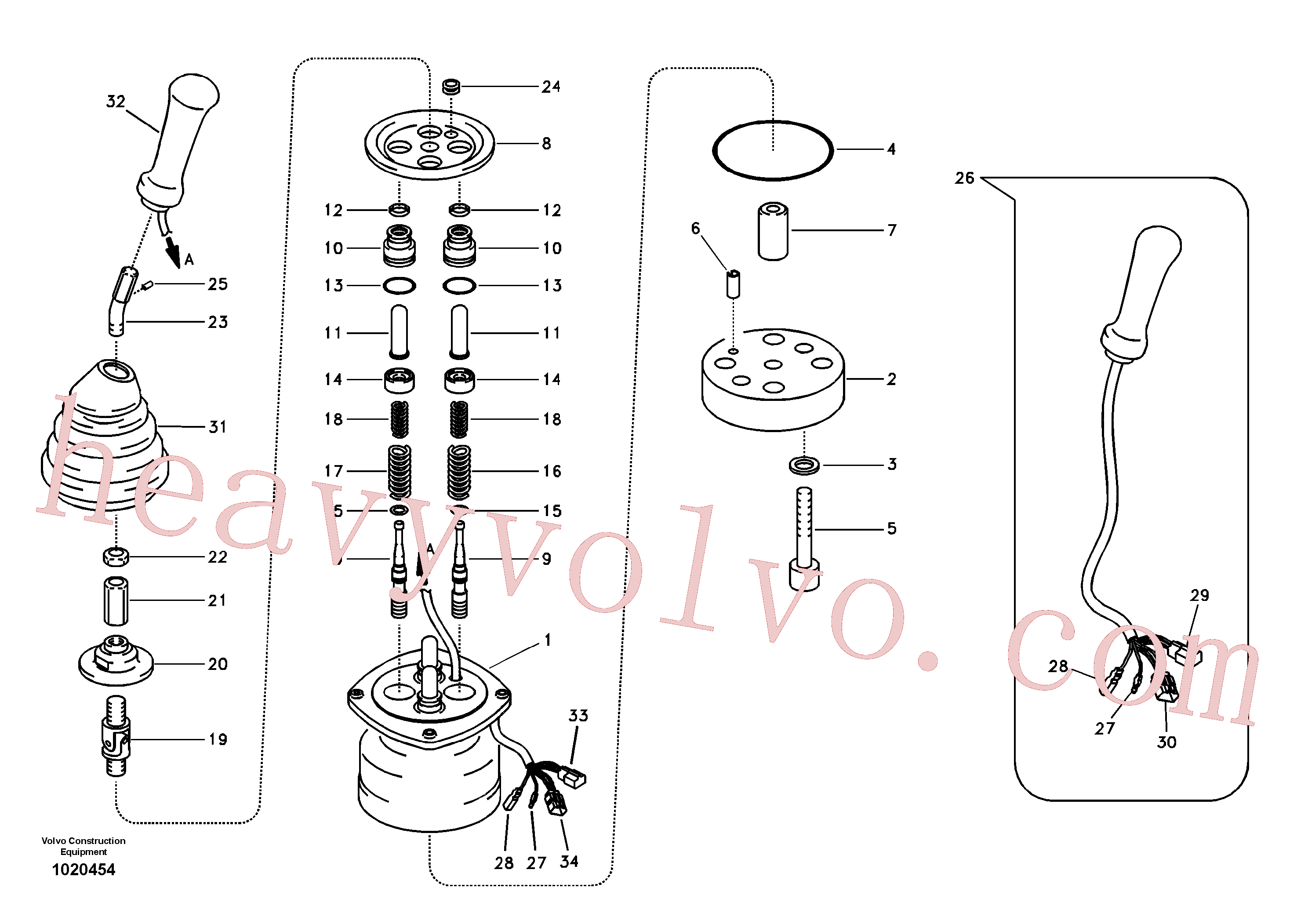 VOE14500127 for Volvo Servo system, remote control valve(1020454 assembly)