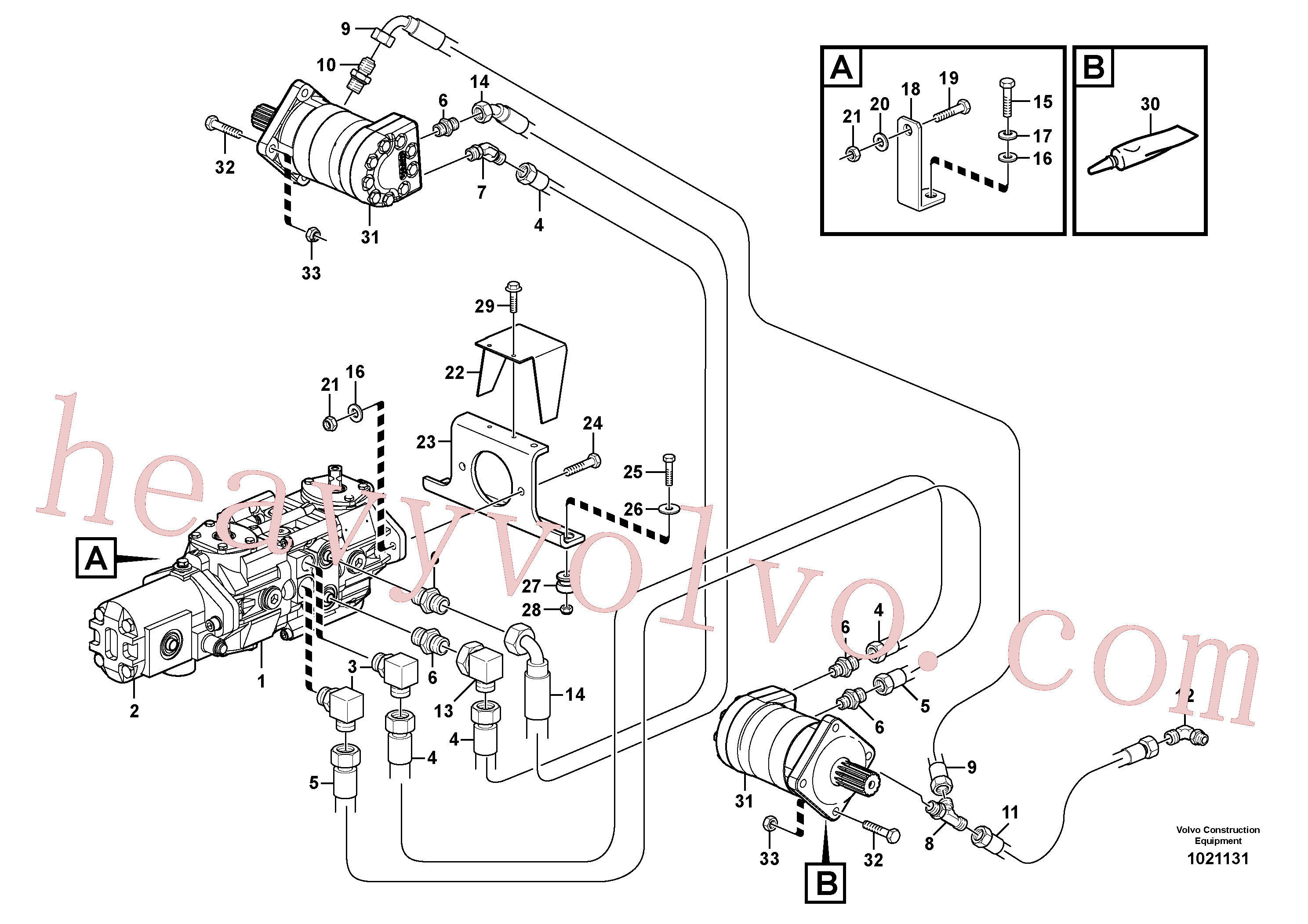 VOE11842233 for Volvo Hydraulic system Transport(1021131 assembly)