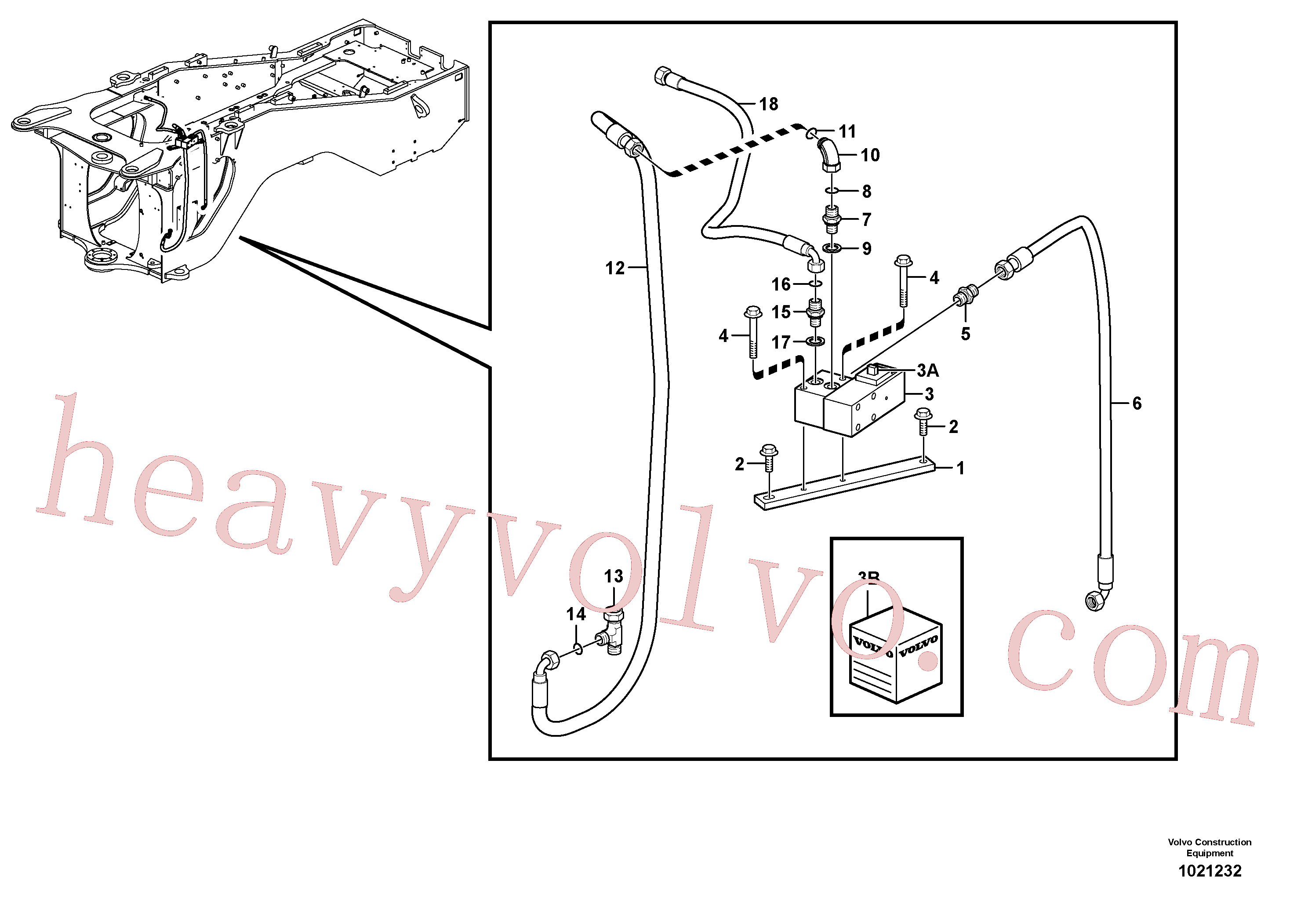 VOE11148958 for Volvo Hydraulic system, high altitude version(1021232 assembly)