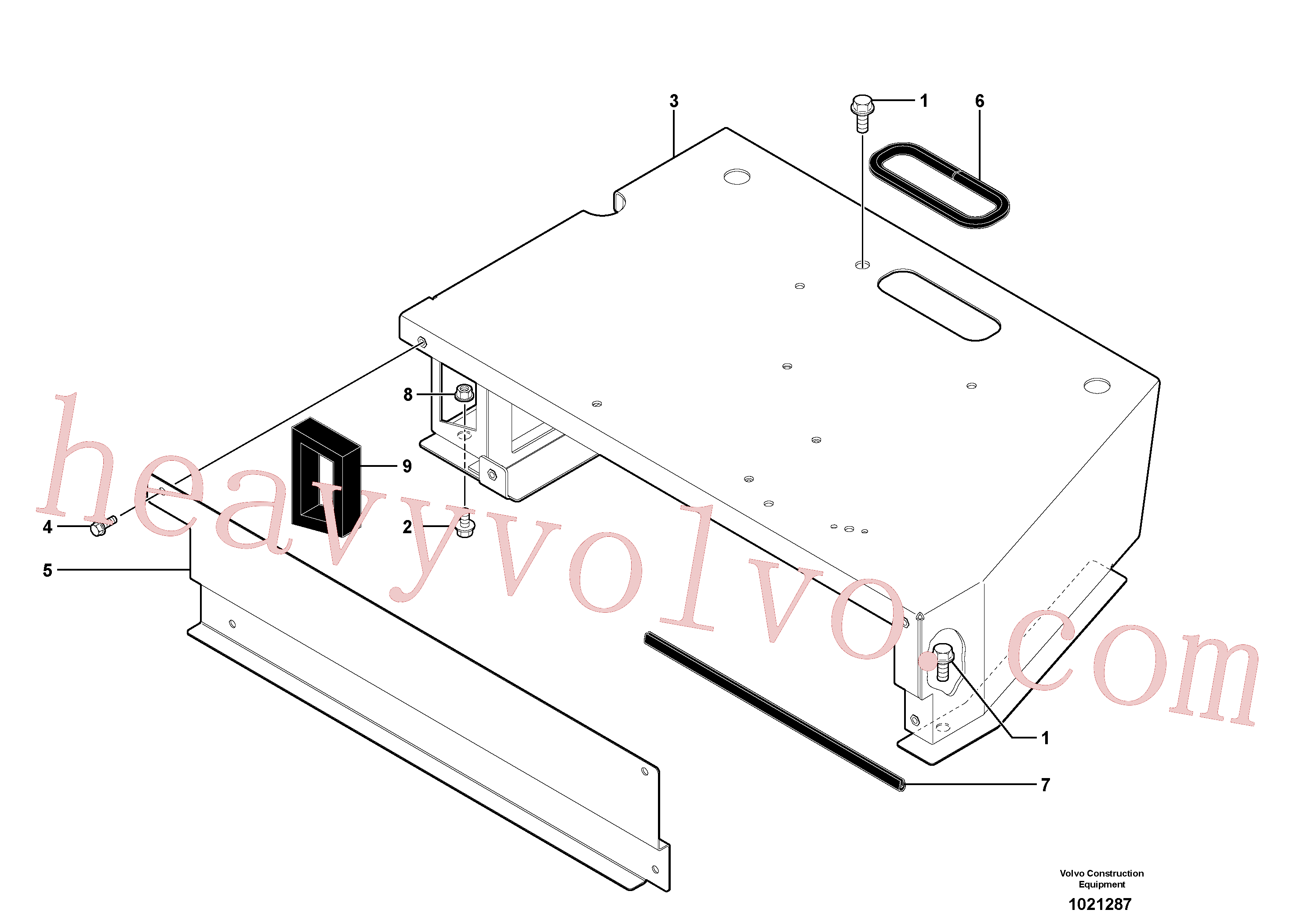 VOE11803383 for Volvo Operator's station : plating(1021287 assembly)