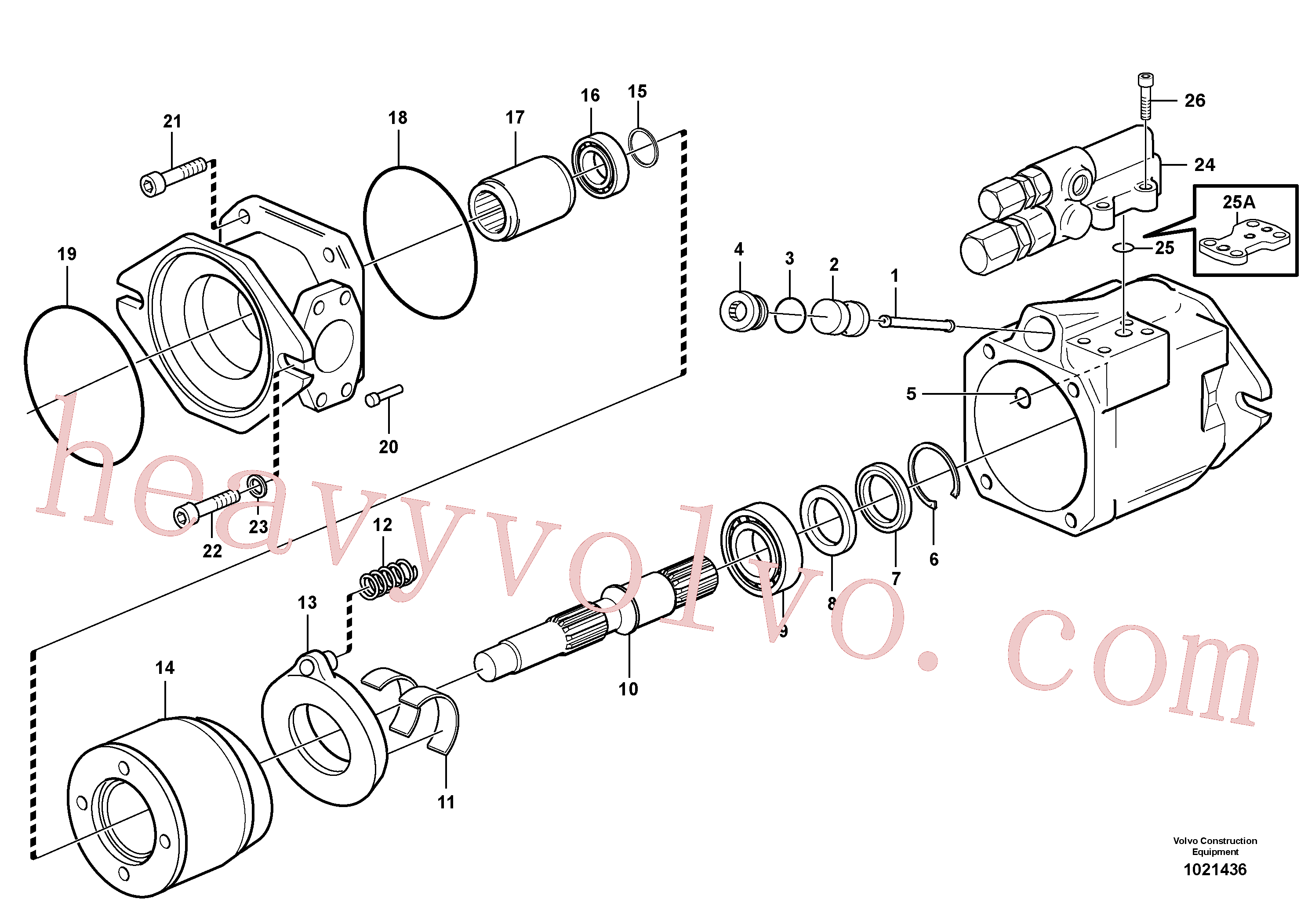 VOE11715266 for Volvo Hydraulic pump(1021436 assembly)