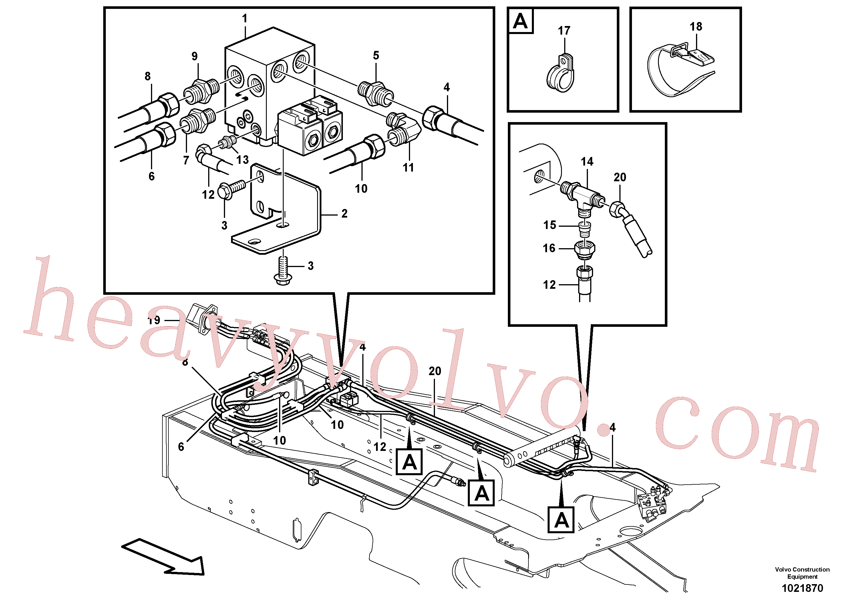 VOE936148 for Volvo Reversible fan.(1021870 assembly)