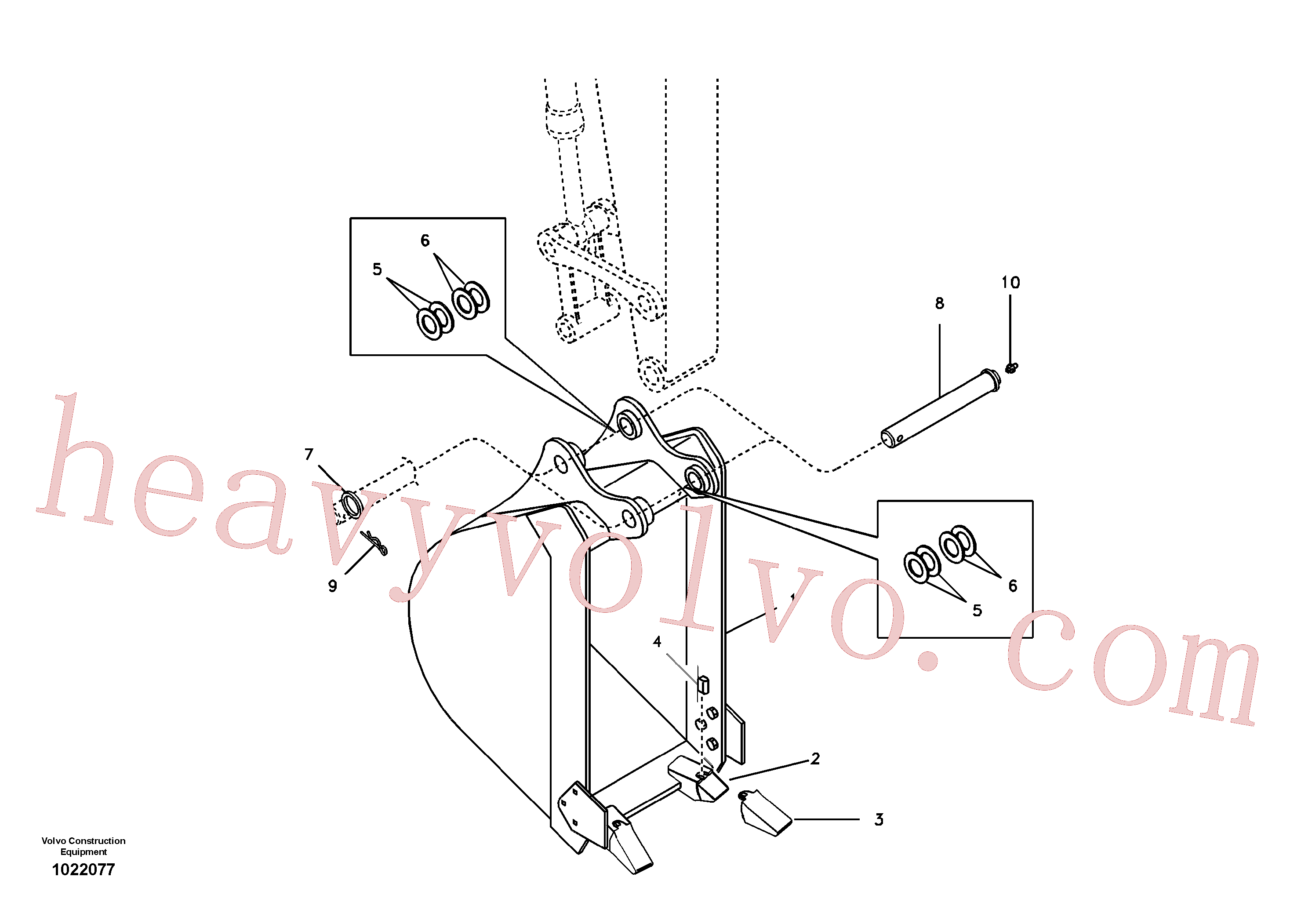 VOE14511868 for Volvo Bucket(1022077 assembly)