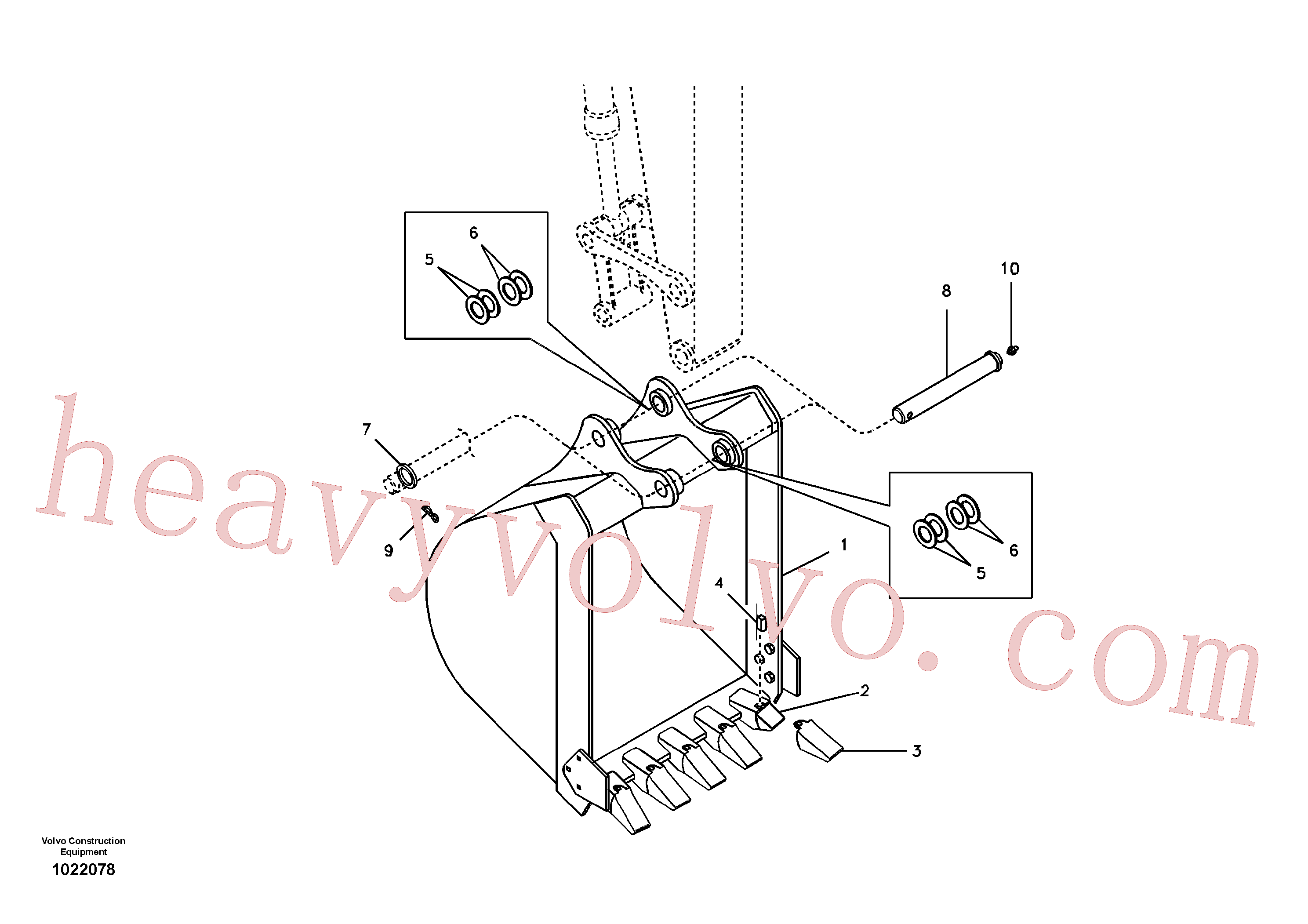 VOE14511868 for Volvo Bucket(1022078 assembly)