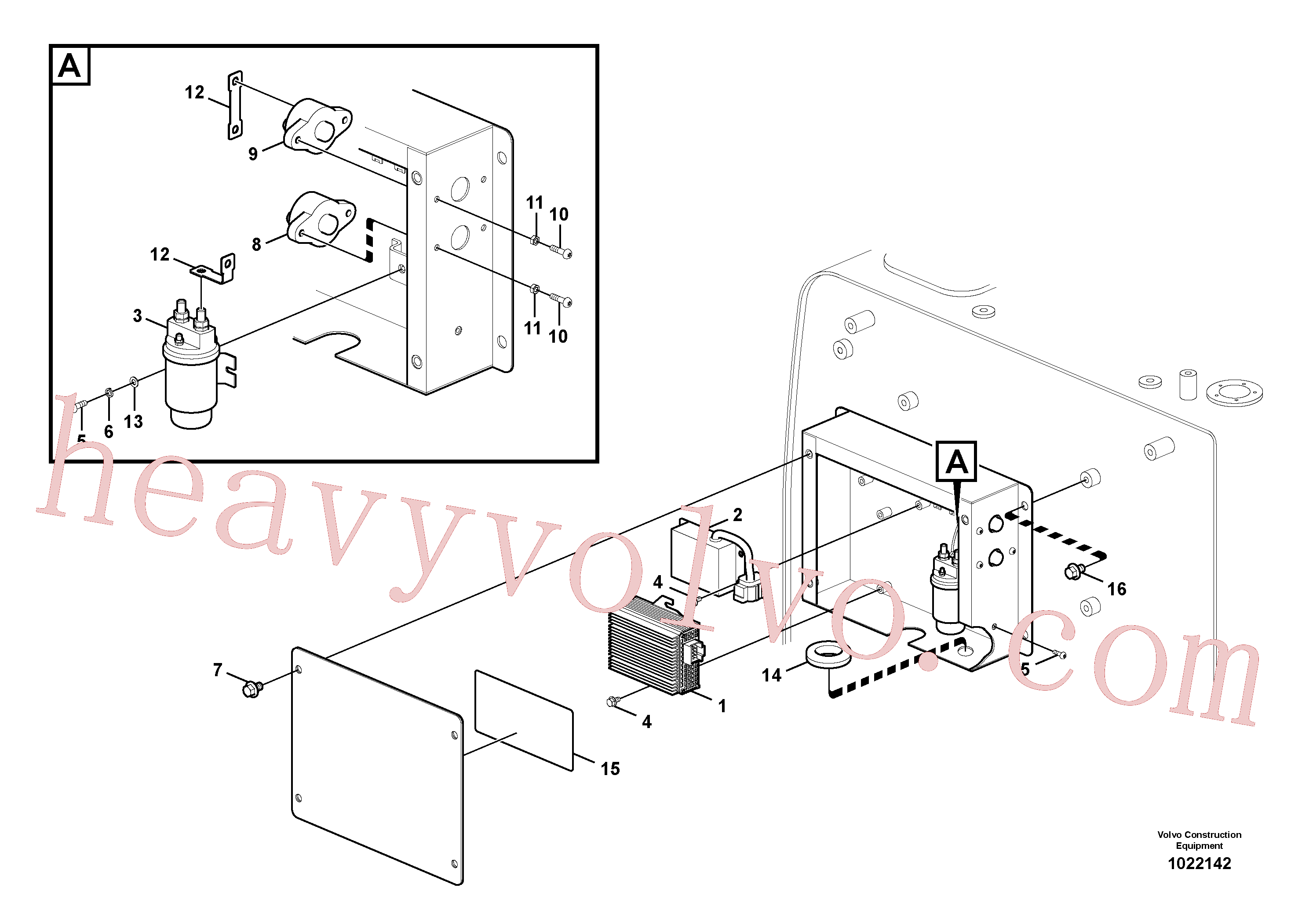 SA9751-13606 for Volvo Electrical relay(1022142 assembly)