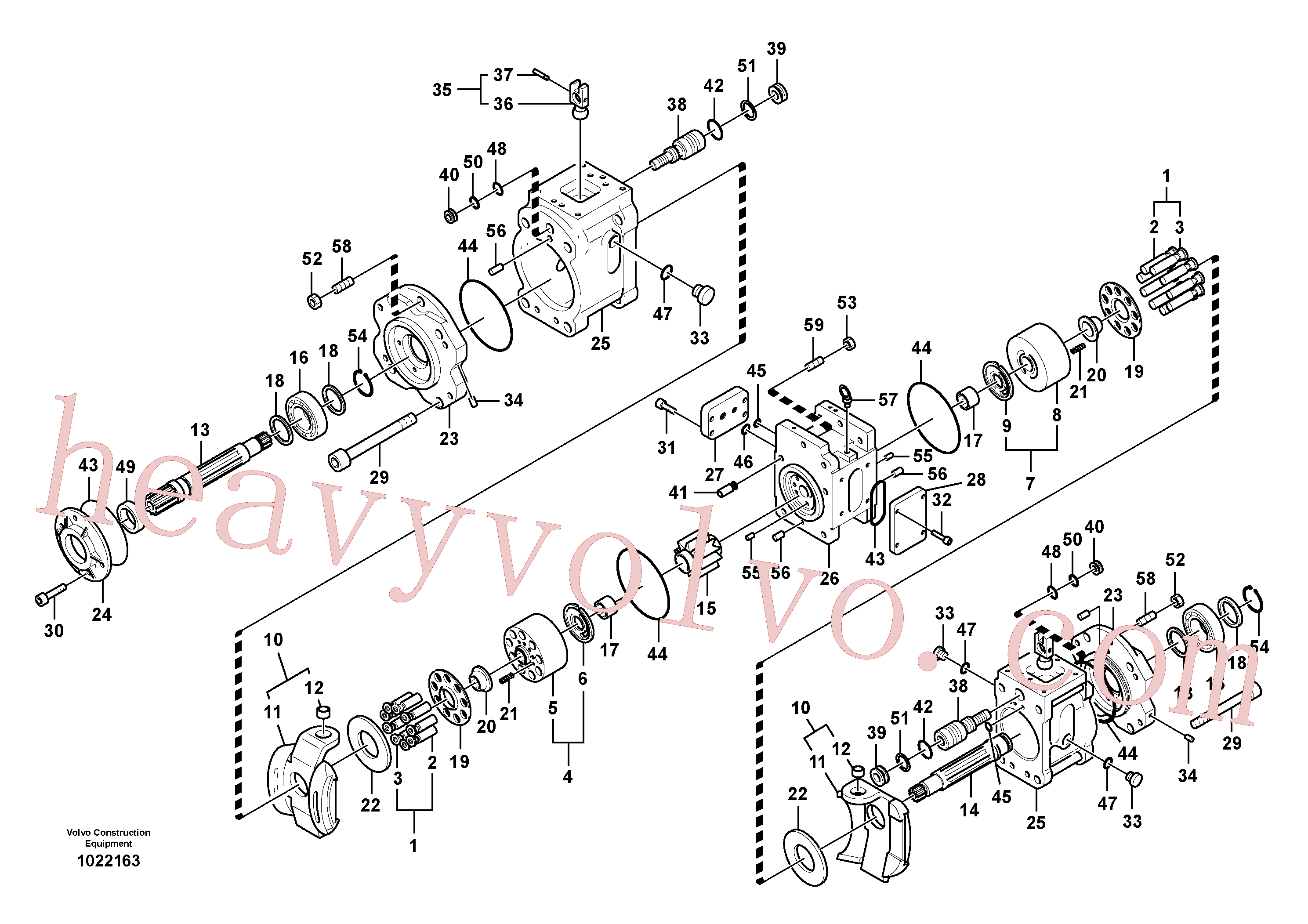 SA8230-09350 for Volvo Hydraulic pump(1022163 assembly)